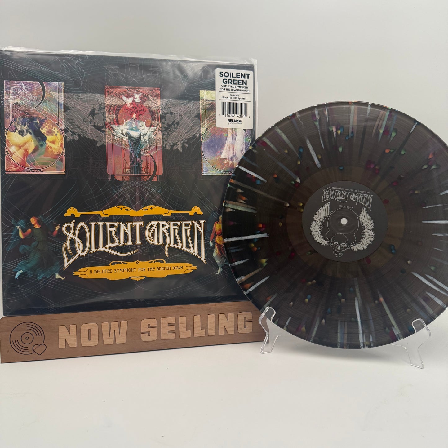 Soilent Green - A Deleted Symphony For The Beaten Down Vinyl LP Reissue Black Ice w/ Splatter