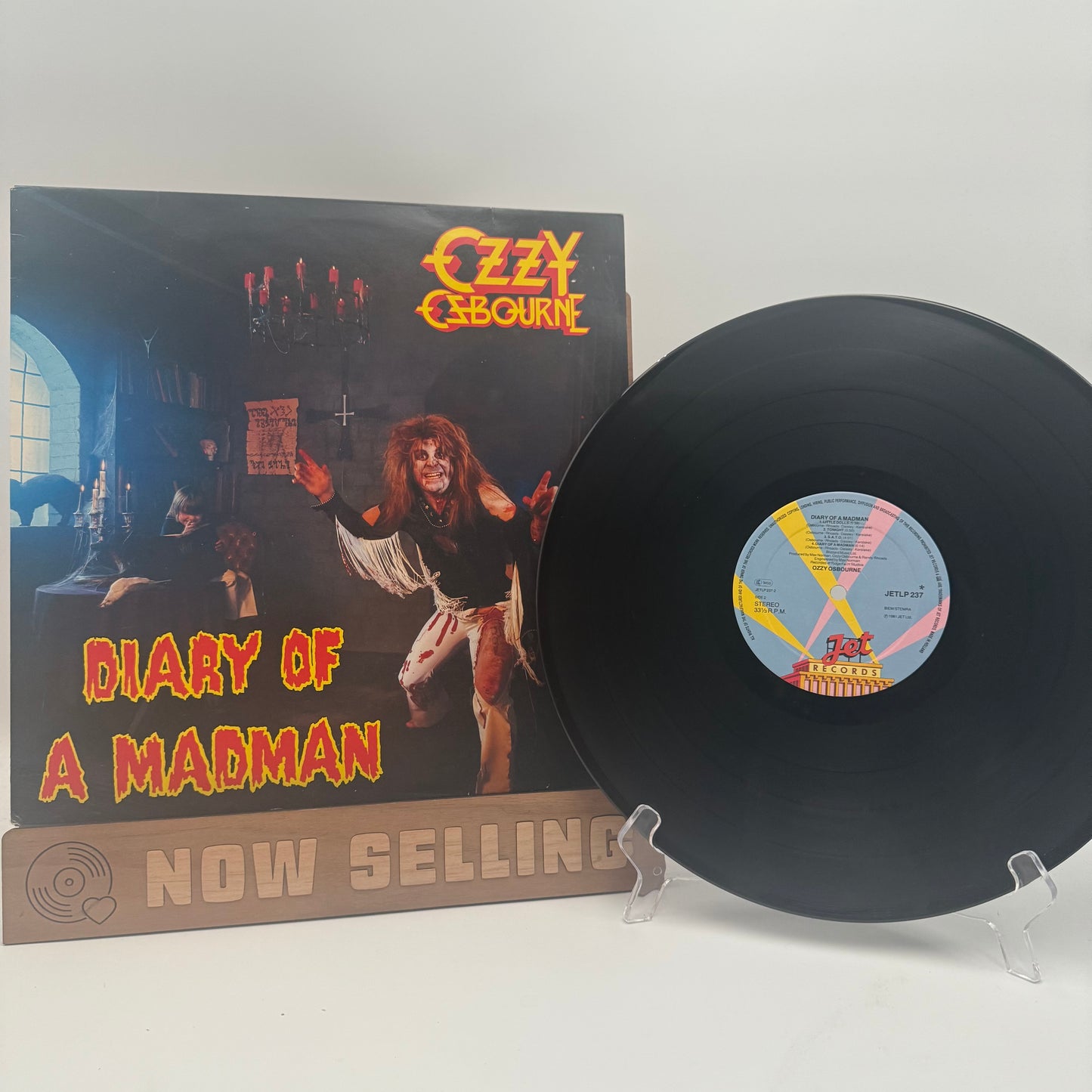 Ozzy Osbourne - Diary Of A Madman Vinyl LP Original 1st Press Europe JETLP 237
