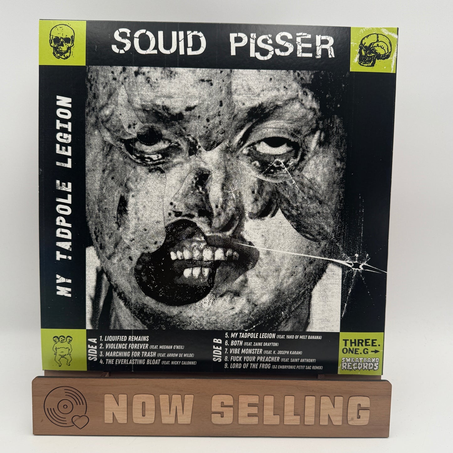 Squid Pisser - My Tadpole Legion Vinyl LP Slime Green Starcrawler Gwar Deaf Club