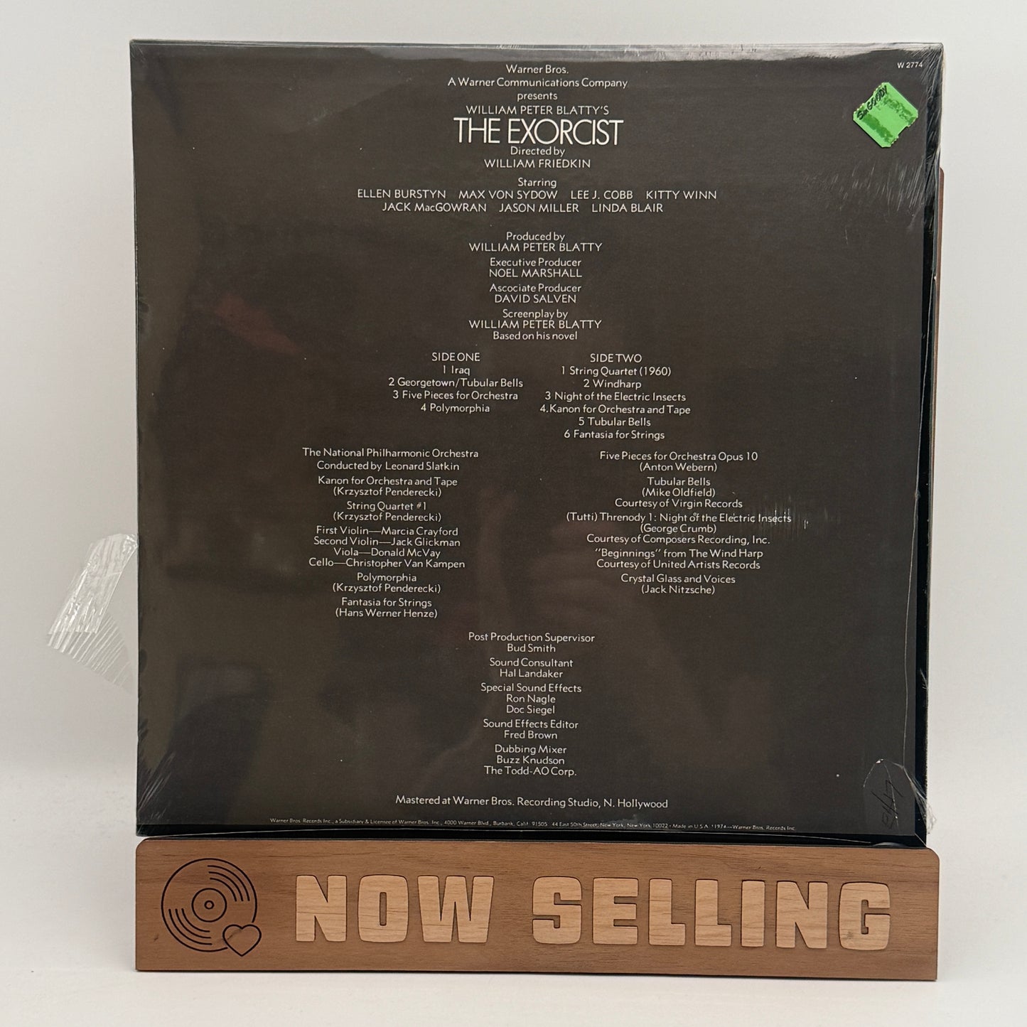 The Exorcist Soundtrack Vinyl LP Original 1st Press SEALED William Peter Blatty Tubular Bells