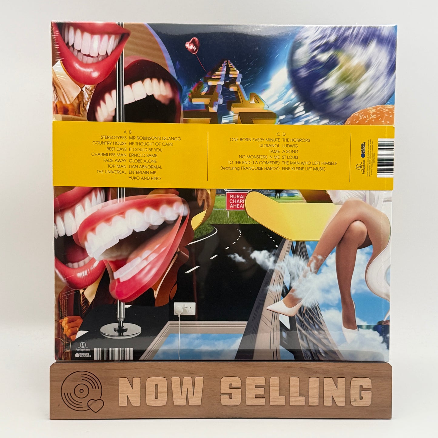 Blur - The Great Escape Vinyl LP Yellow / Blue 30th Anniversary Reissue SEALED