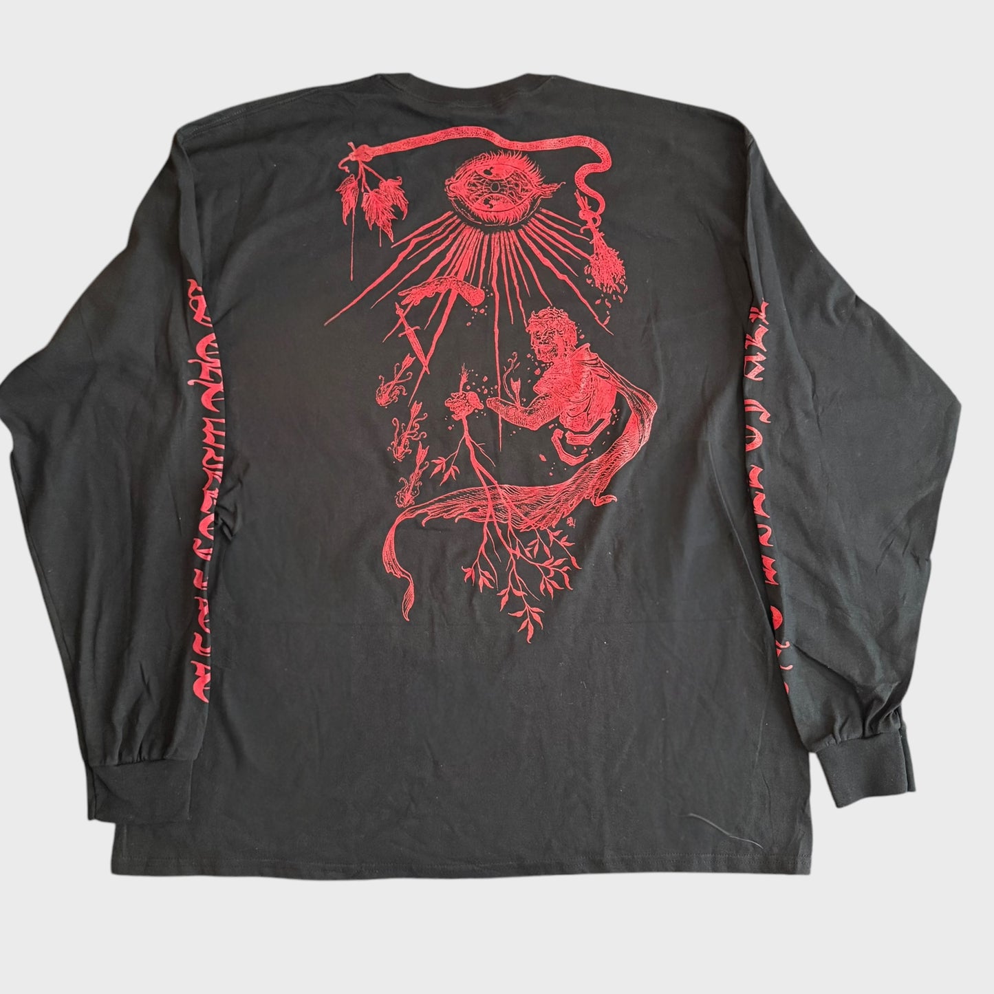 Our Place Of Worship Is Silence Band The Embodiment Of Hate Long Sleeve T-Shirt Size XXL