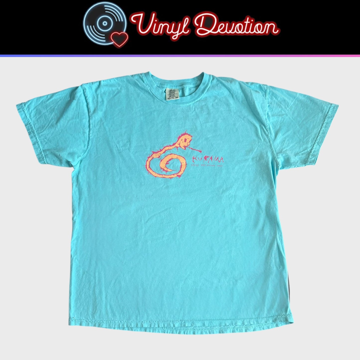 Kurama Band Snakes With Human Traits Electric Blue T-Shirt Size XL