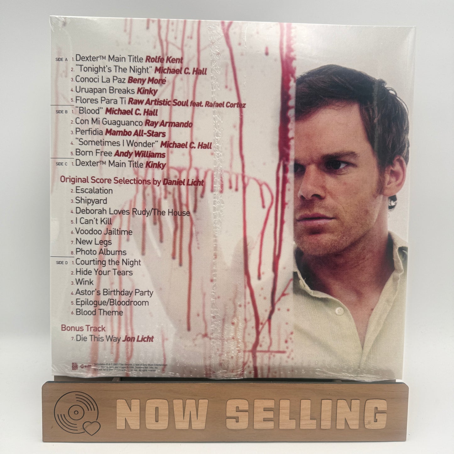 Dexter Music From The Showtime Series Soundtrack Vinyl LP Red White Swirl SEALED