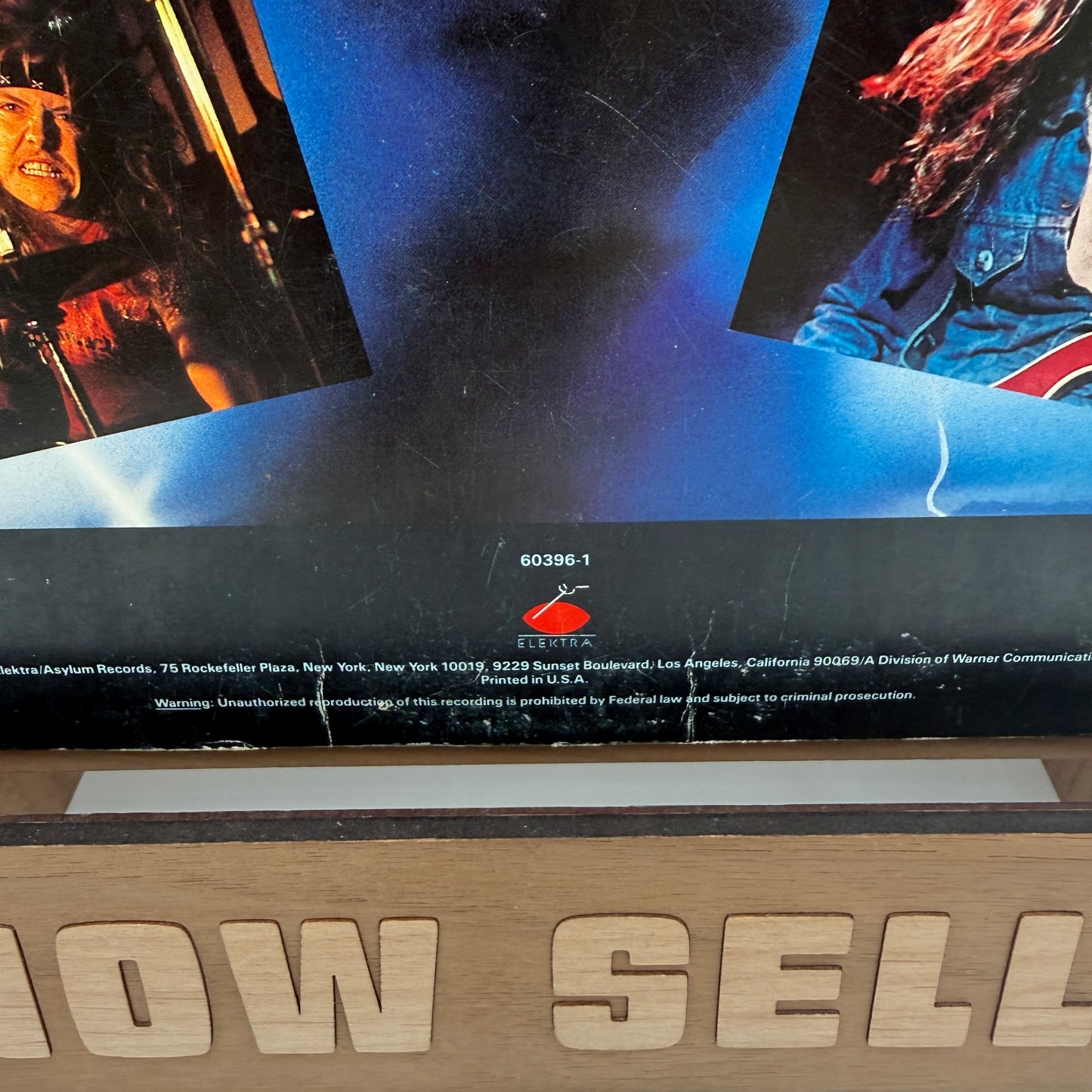 Metallica - Ride The Lightning Vinyl LP 1984 Specialty Elektra Megaforce 60396-1
