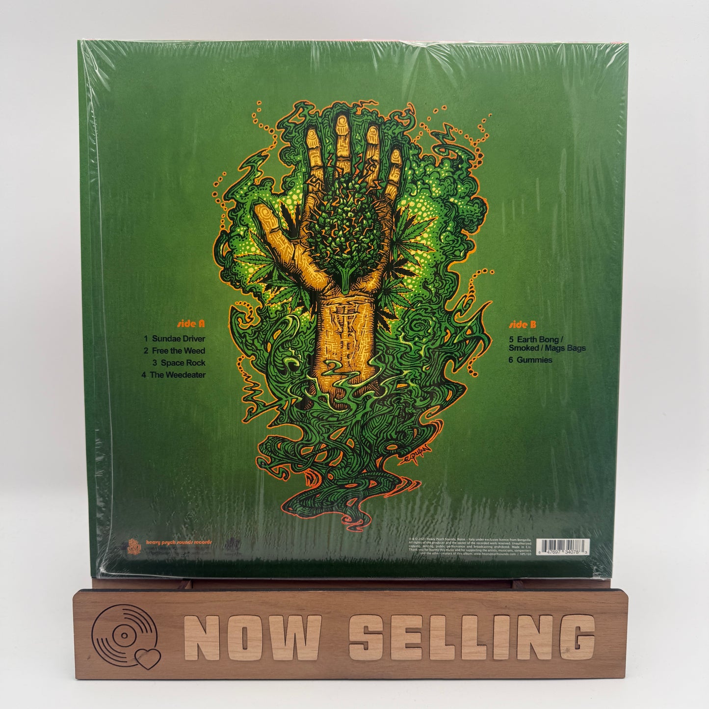 Bongzilla - Weedsconsin Vinyl LP Cornetto Clear / Green Pinwheel Ultra Limited Edition /70