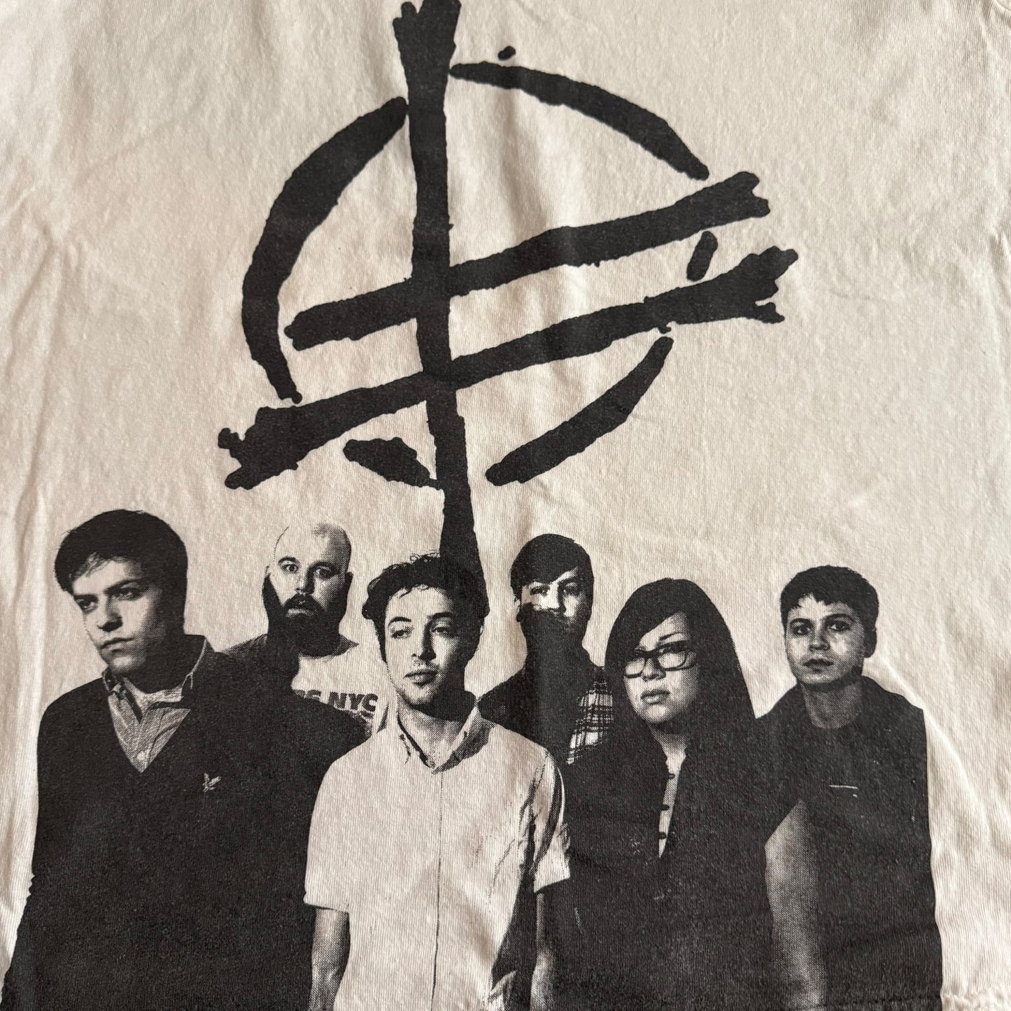 Fucked Up Band Couple Tracks White T-Shirt Size M