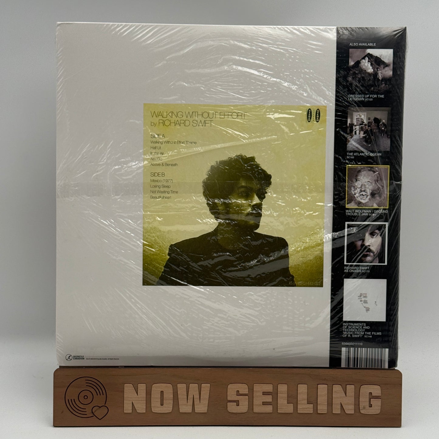 Richard Swift - The Novelist / Walking Without Effort Vinyl LP Reissue SEALED
