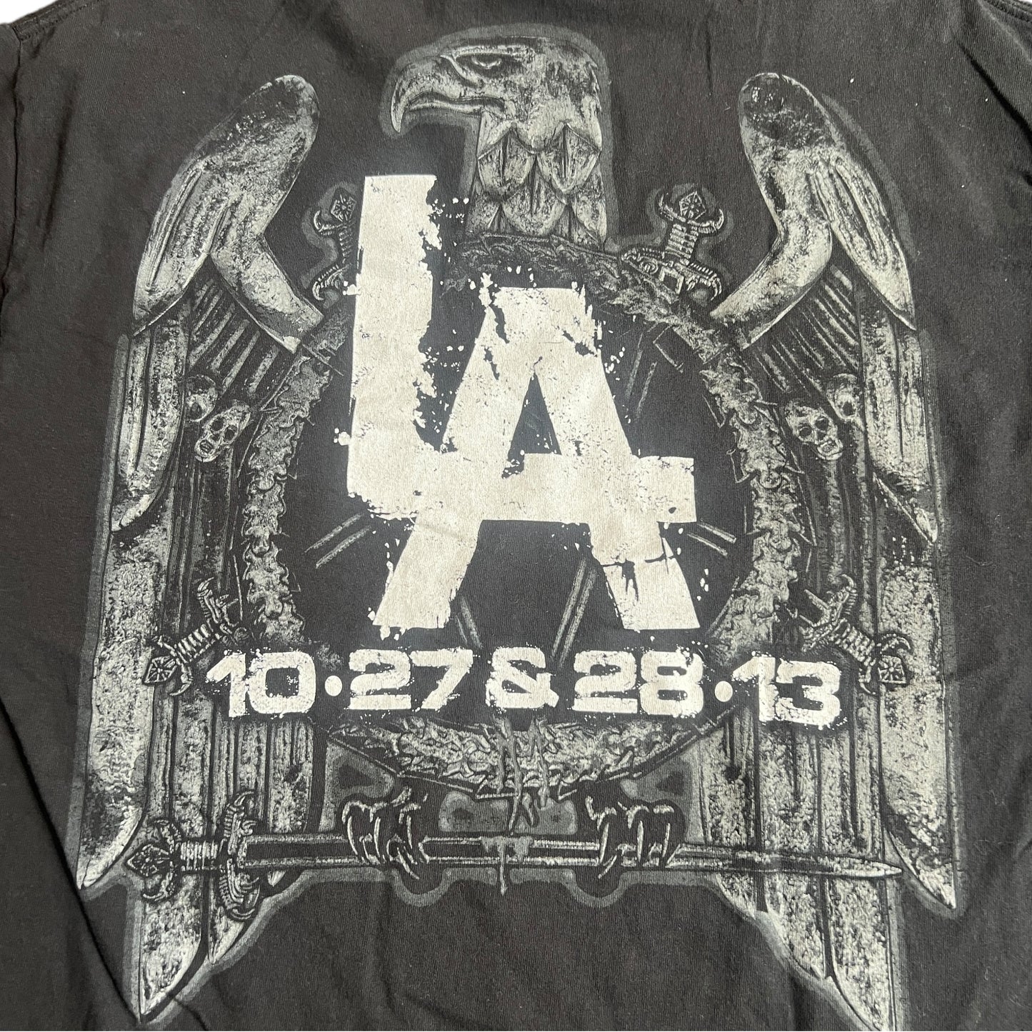Slayer Band 2013 Tour Slayer Nation T-Shirt Size L