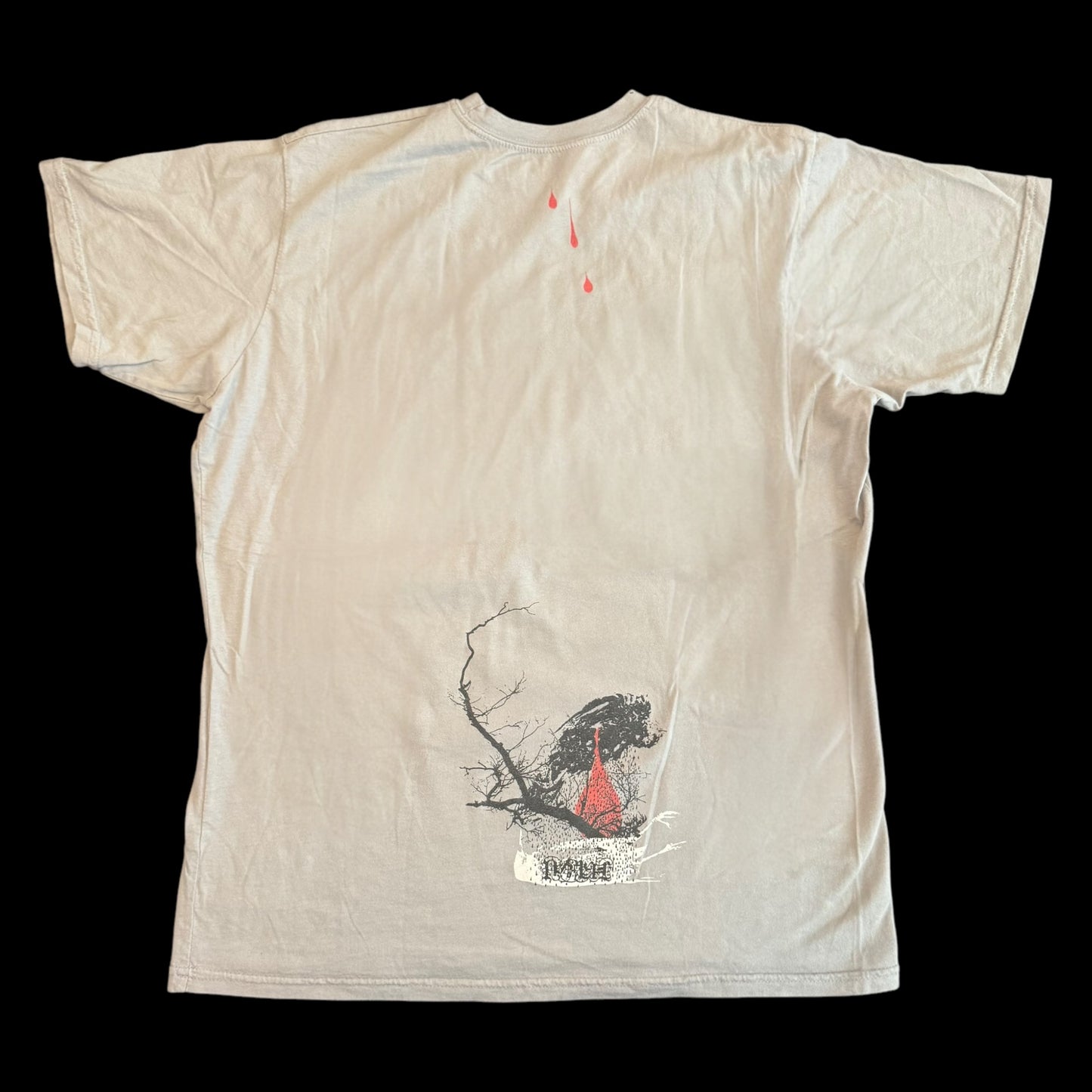Robotic Empire x Hydra Head Robotic Boot Seldon Hunt Light Gray T-Shirt Size XL