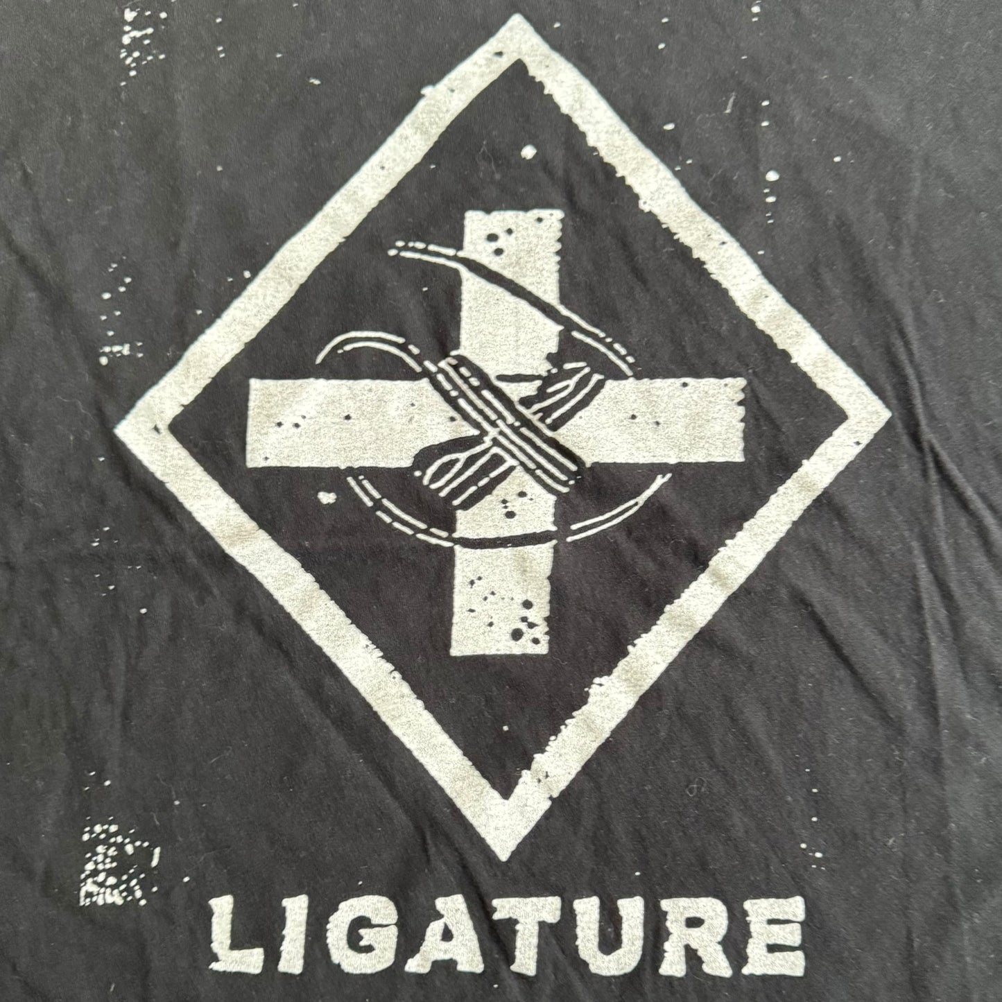 Ligature Noise Band T-Shirt Size L Ascetic House Christopher Hansell