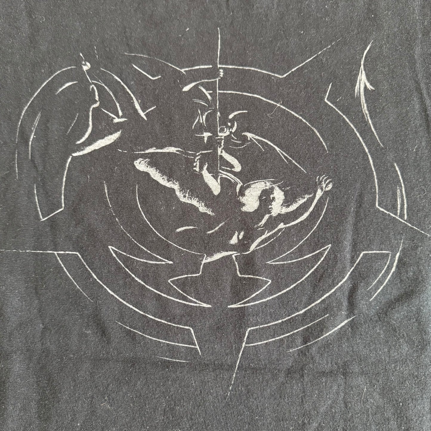 Profundi Black Metal Band The Omega Rising Vintage T-Shirt Size M