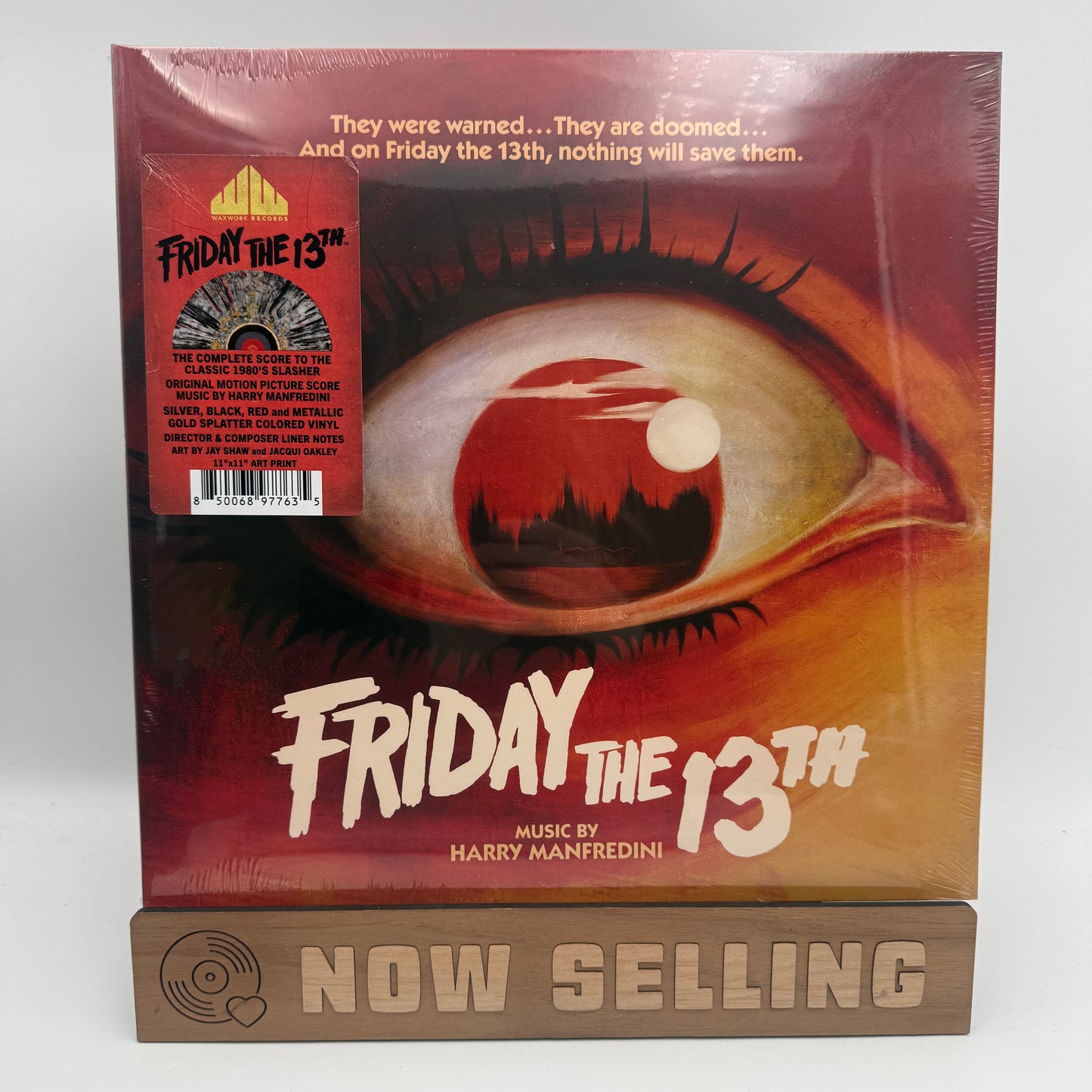 Friday The 13th Soundtrack Vinyl LP Metallic Splatter SEALED Harry Manfredini