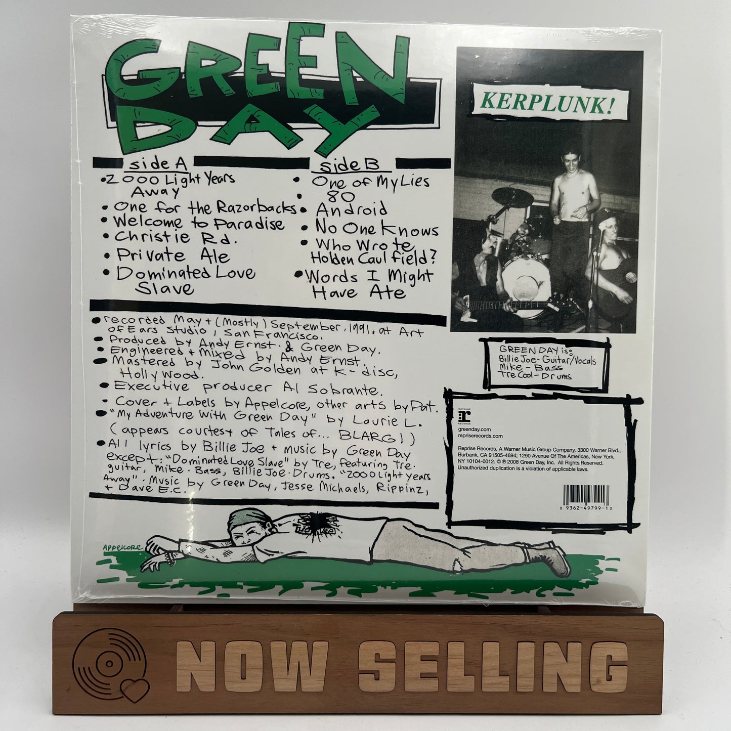 Green Day - Kerplunk! Vinyl LP w/ 7" Reissue SEALED