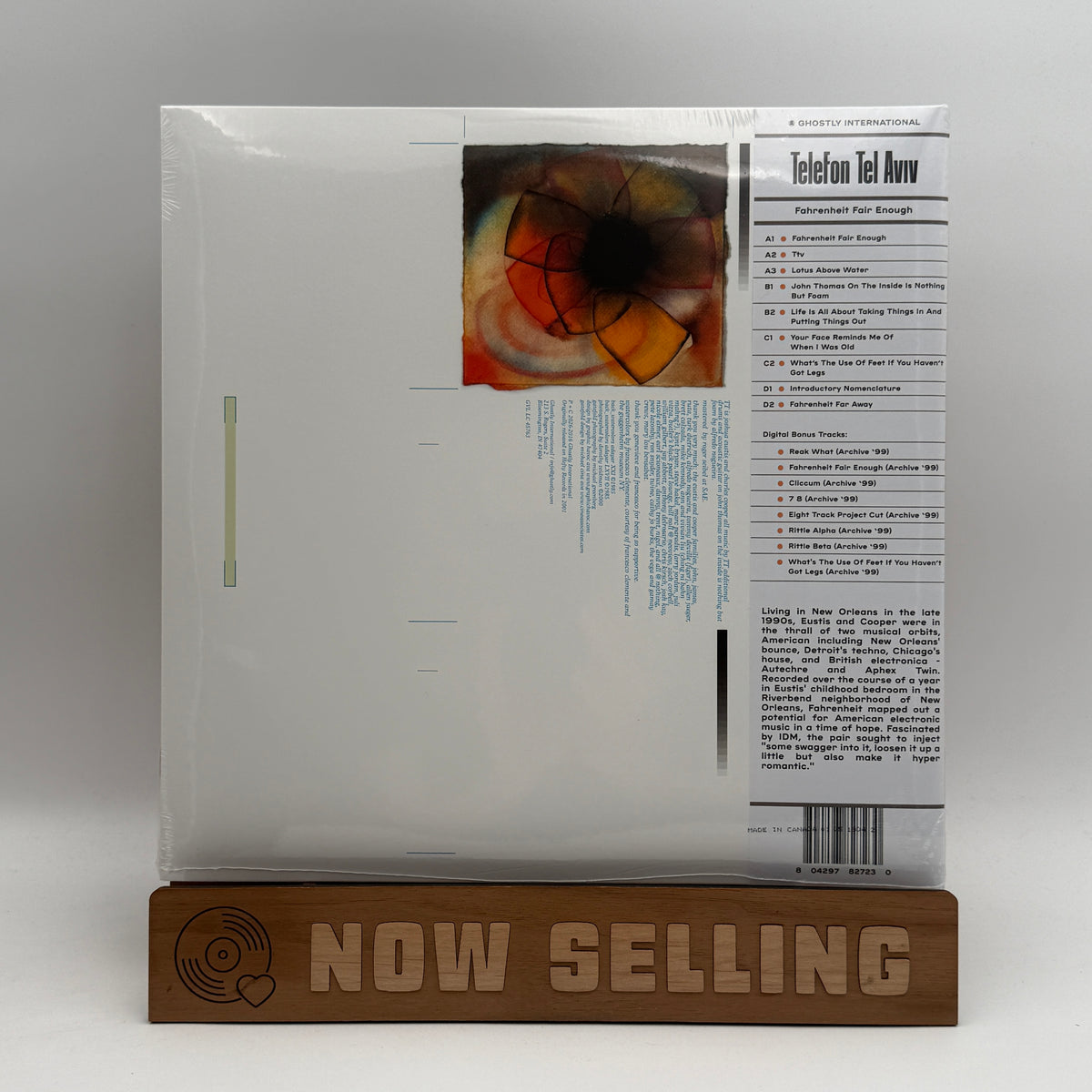 Telefon Tel Aviv - Fahrenheit Fair Enough Vinyl LP Reissue Watercolor SEALED