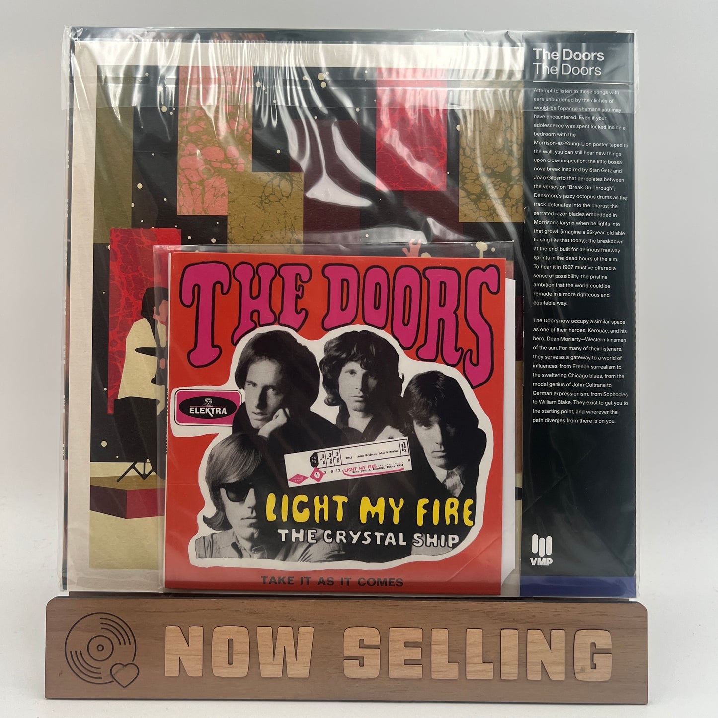 The Doors - Self Titled Vinyl LP Mono Galaxy Green w/ Clear 7" Vinyl Me Please E102