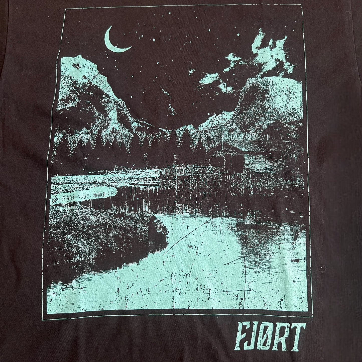 Fjort Band Landscape T-Shirt Size L FJØRT
