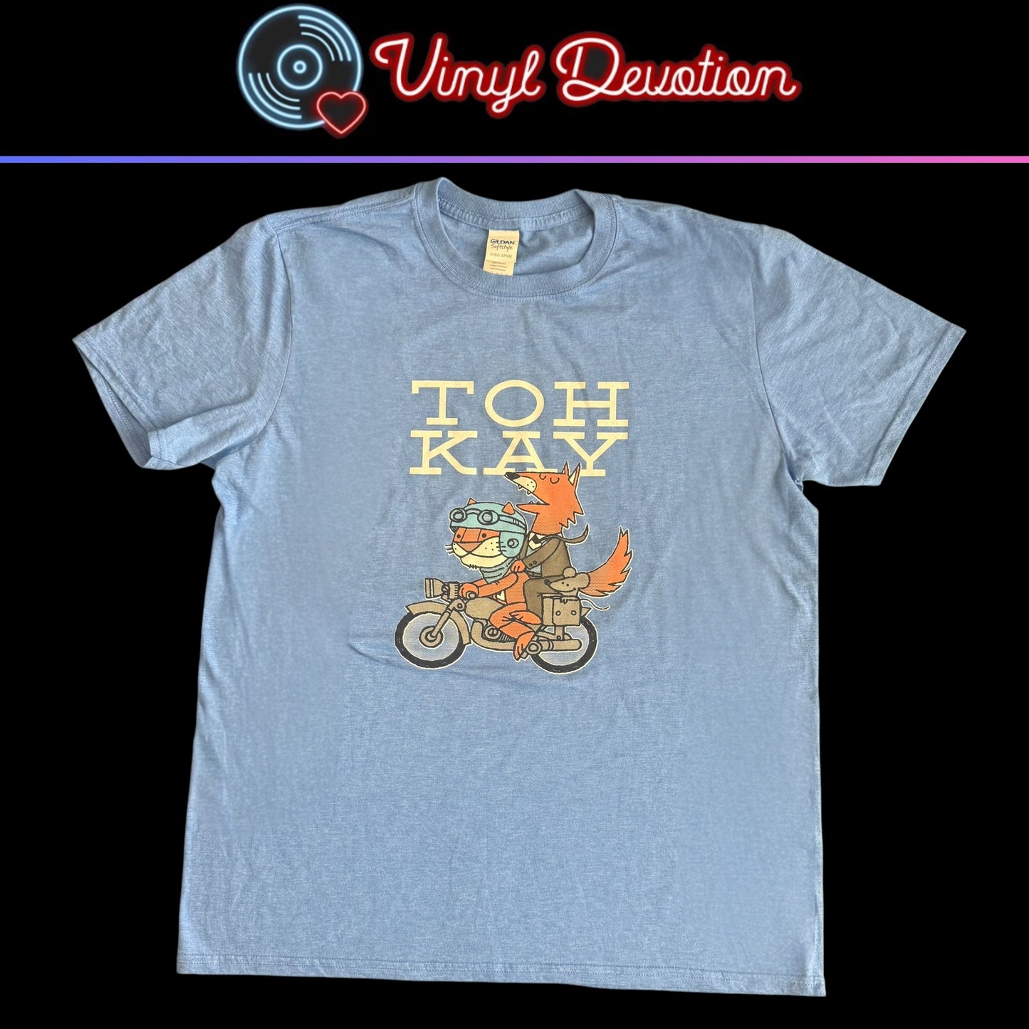 Toh Kay Band Return To Campfire 2016 Tour Blue T-Shirt Size L Streetlight Manifesto