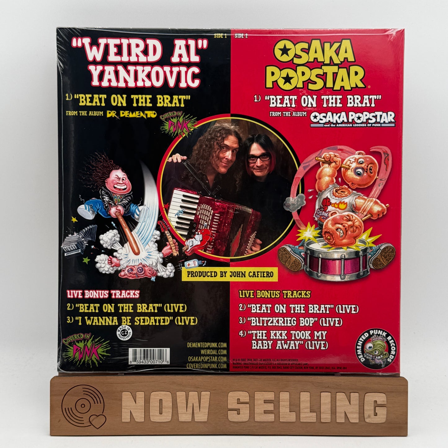"Weird Al" Yankovic / Osaka Popstar - Beat On The Brat Vinyl 12" Red Black 50/50 SEALED