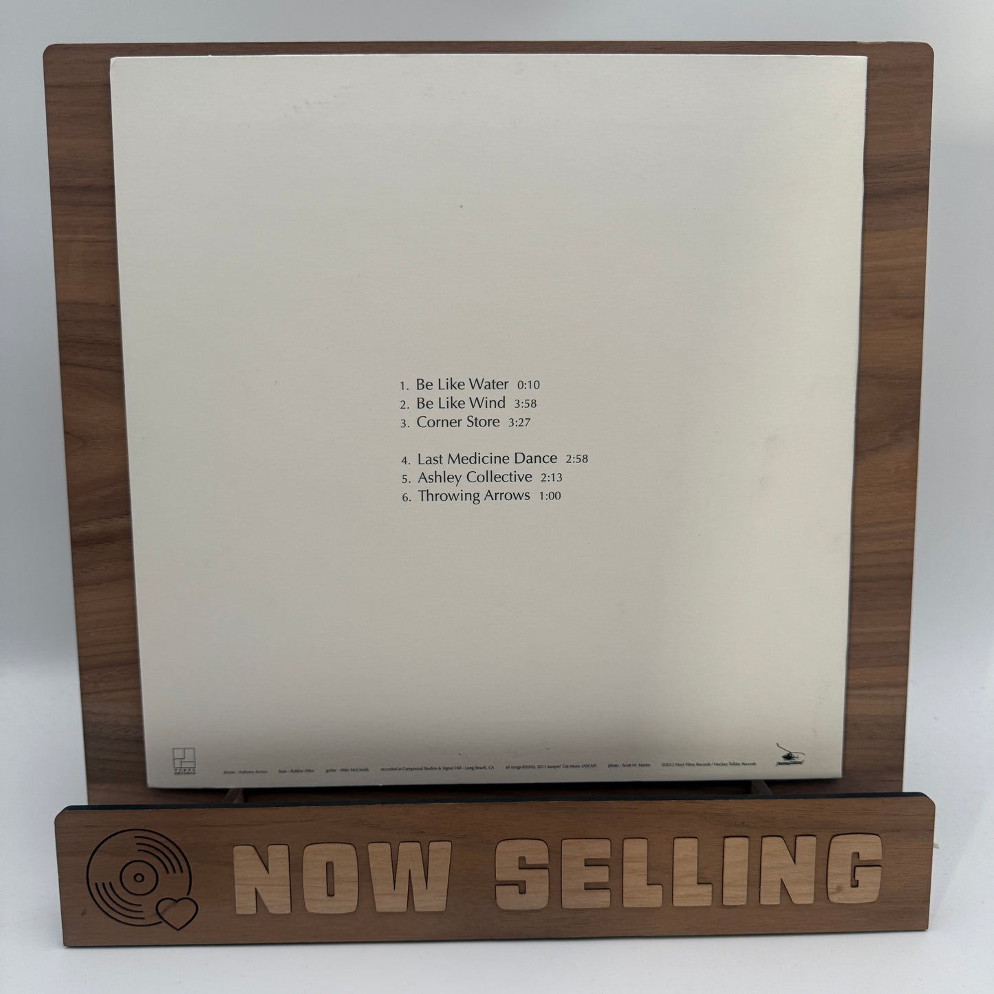 Mike McCready - Music For Film Vinyl 10" Clear Pearl Jam Twenty We Bought A Zoo