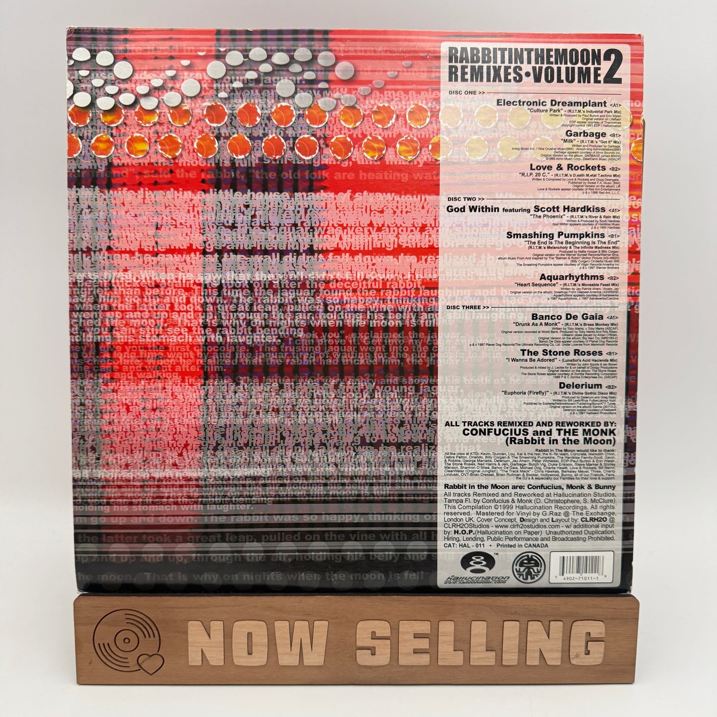 Rabbit In The Moon - Remixes Volume 2 Vinyl 12" Garbage Smashing Pumkins Love And Rockets