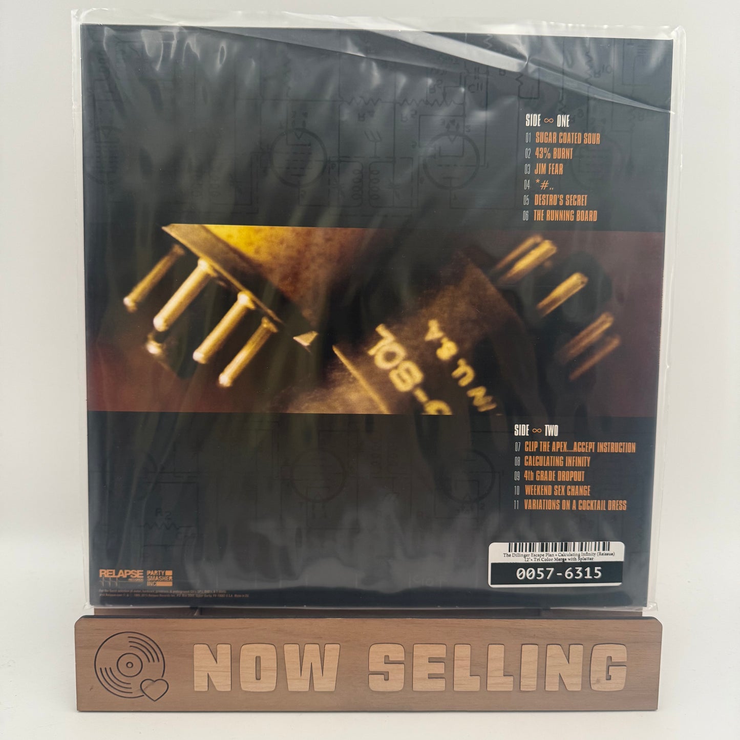 The Dillinger Escape Plan - Calculating Infinity Vinyl LP Reissue Tri-Color Merge Splatter