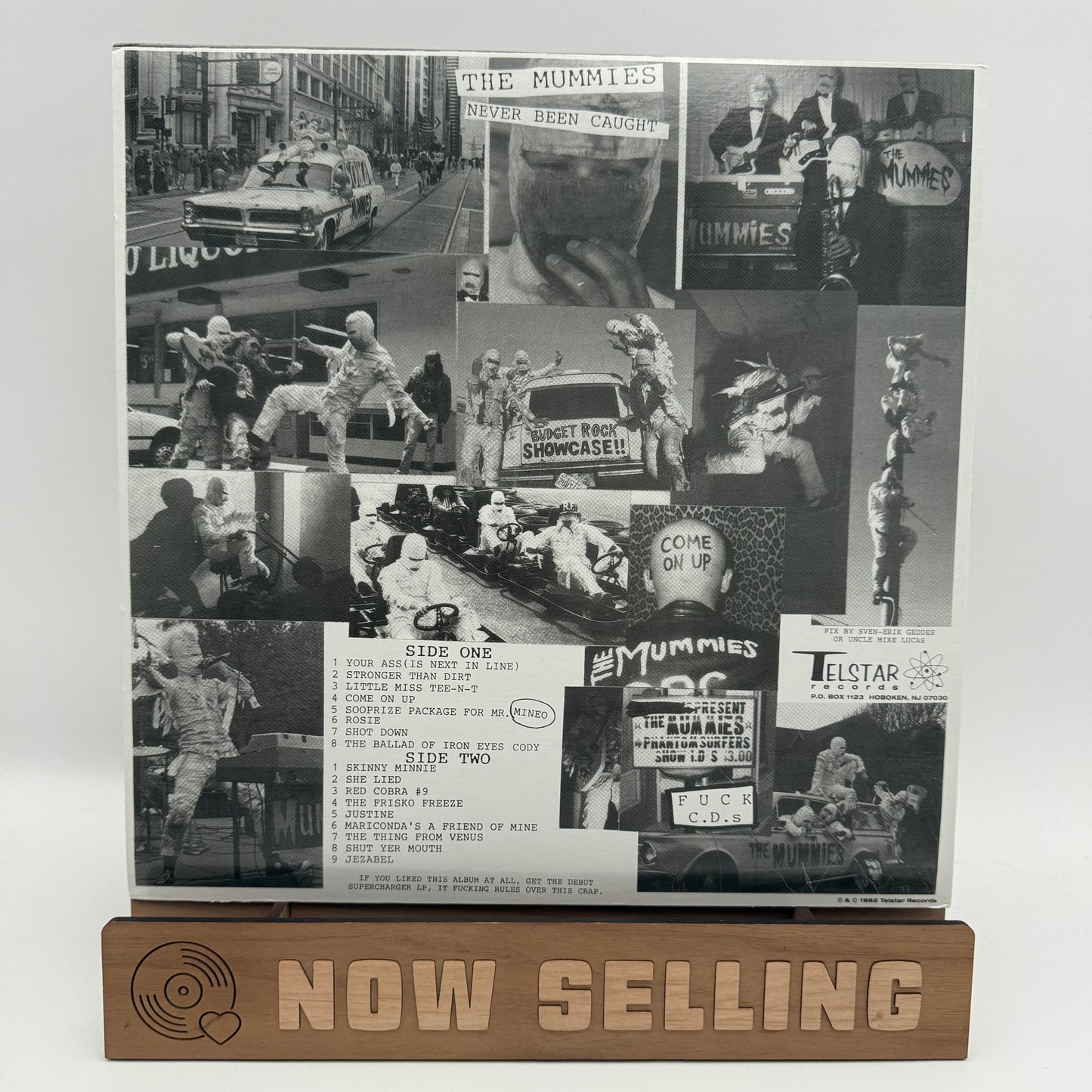 The Mummies - Never Been Caught Vinyl LP Mono 2010 Reissue