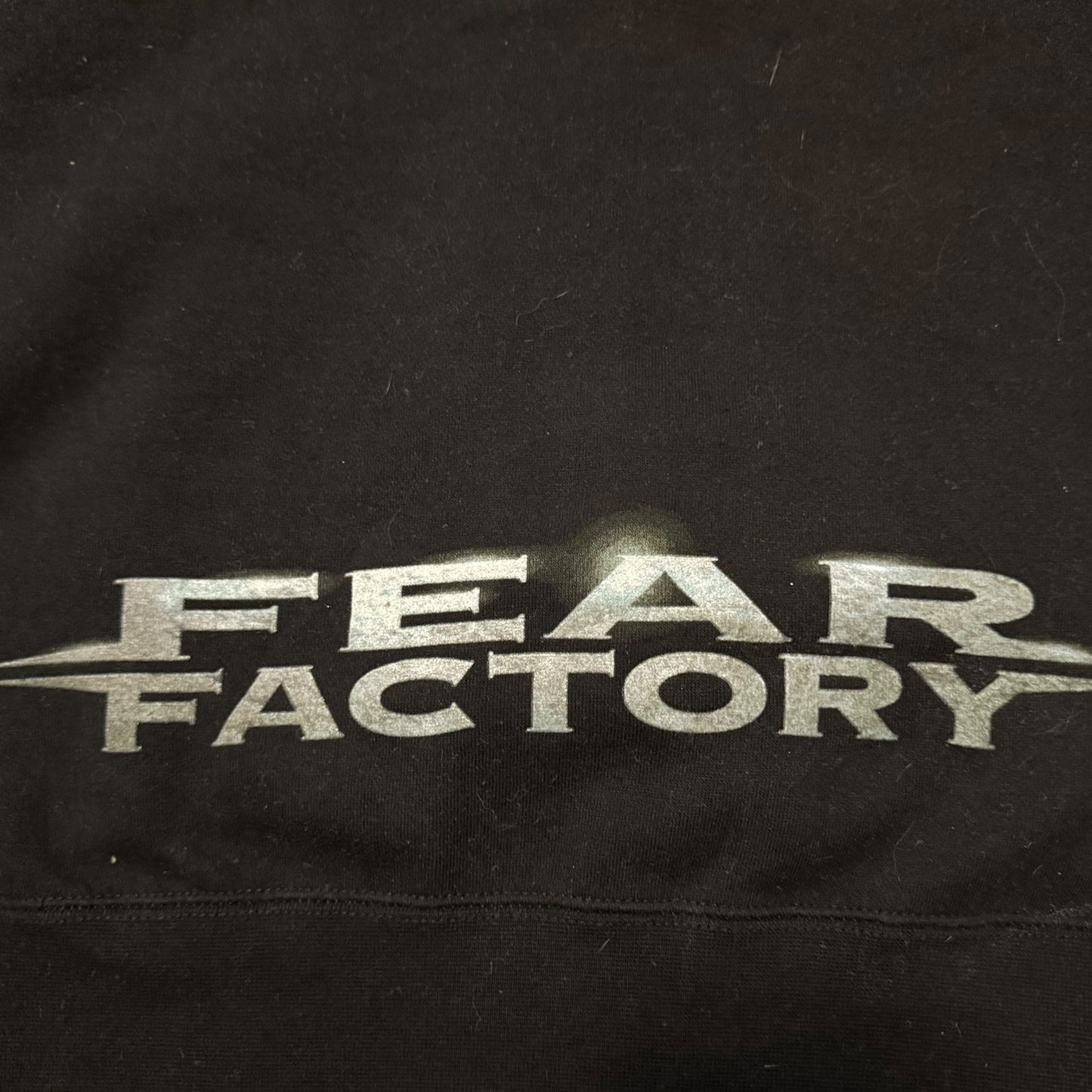Fear Factory Band The Industrialist Zip Up Hoodie Size M