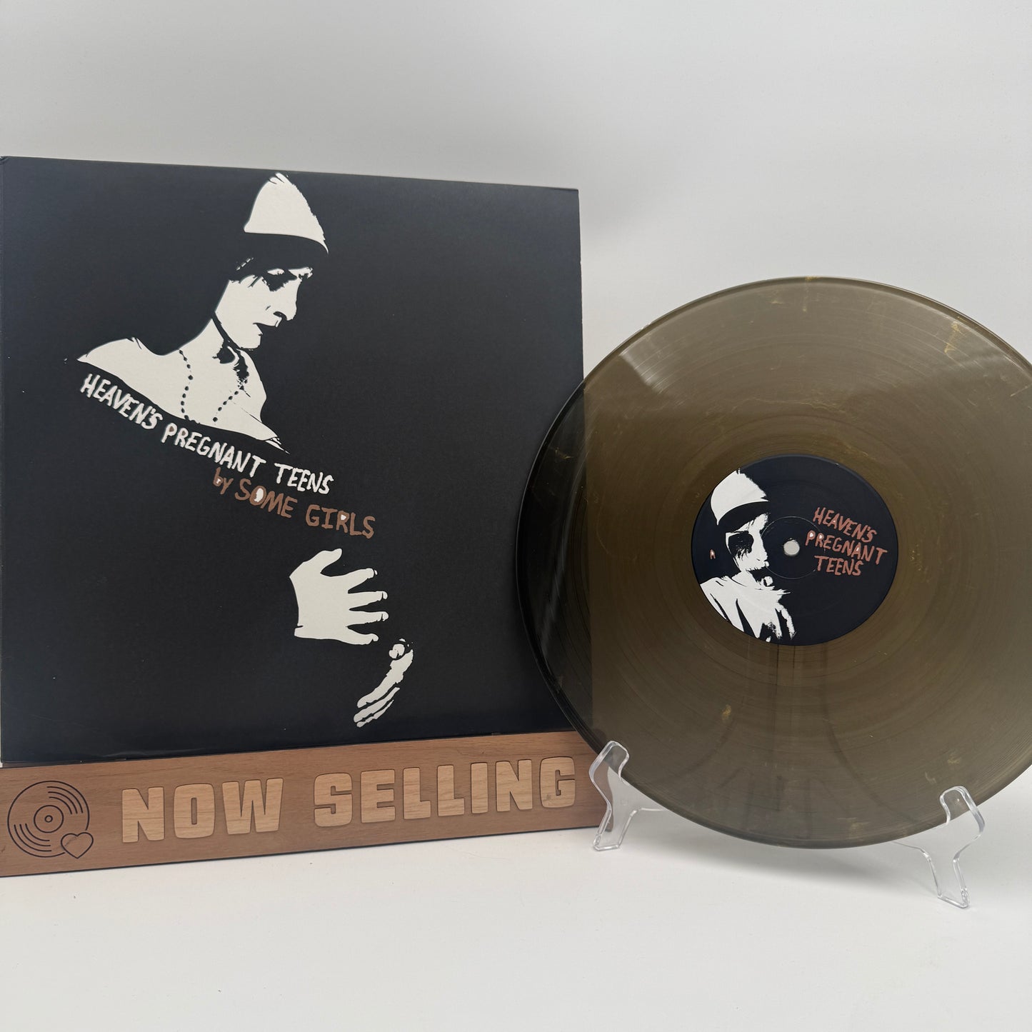 Some Girls - Heaven's Pregnant Teens Vinyl LP Black w/ Gold Swirl Repress Justin Pearson