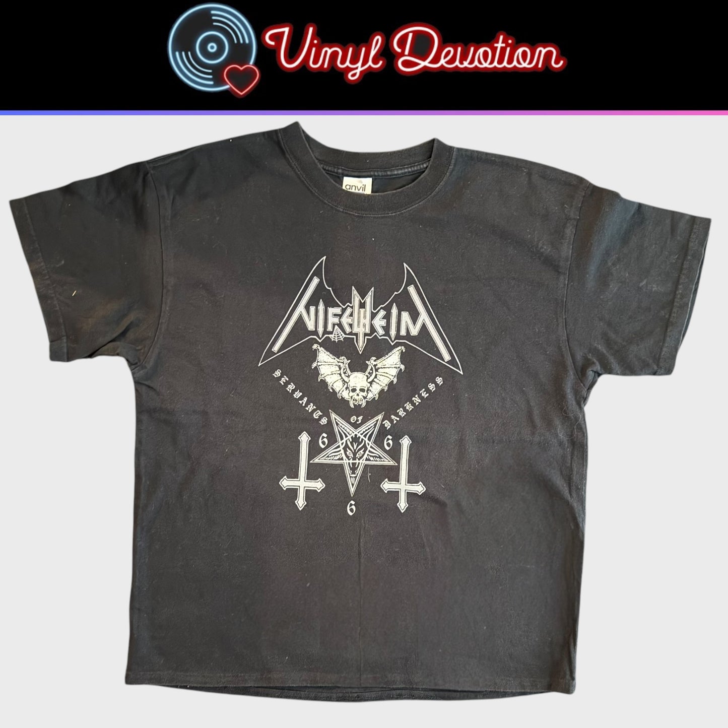 Nifelheim Band Servants Of Darkness Vintage T-Shirt Size L