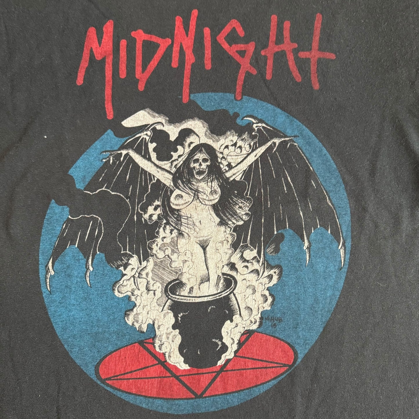 Midnight Band 2009 Tour You Can't Stop The Vomit T-Shirt Size S Venom Bathory Mercyful Fate
