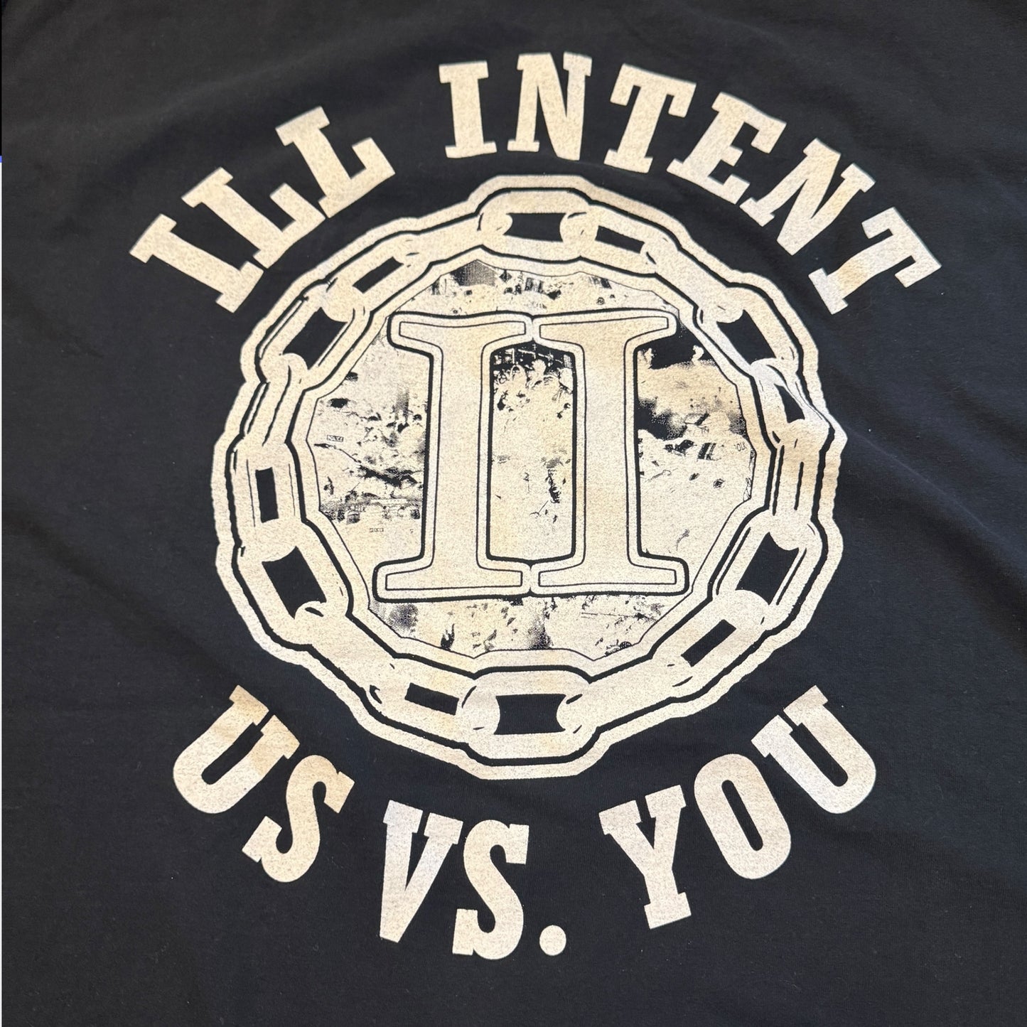 Ill Intent Hardcore Band Us Vs You T-Shirt Size L