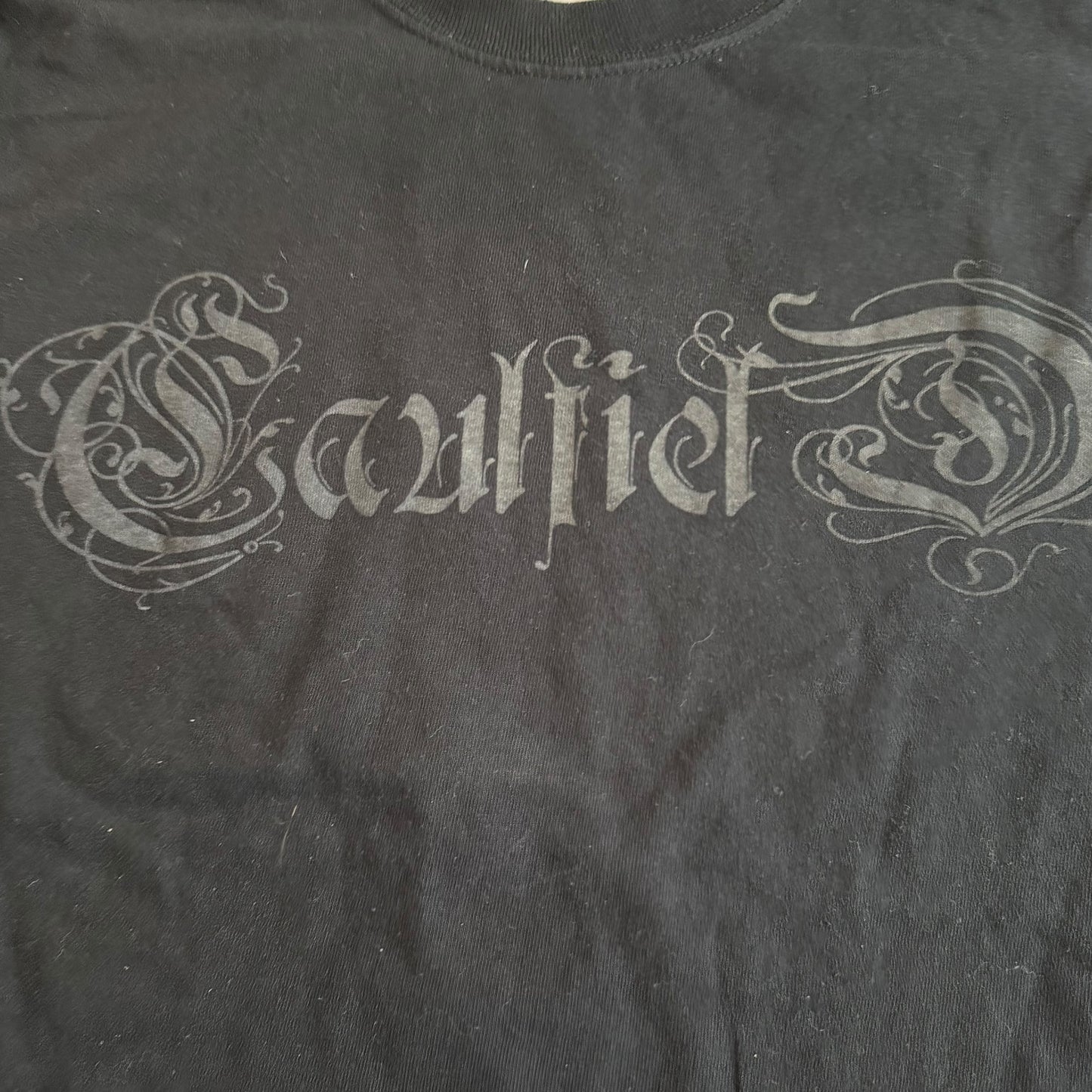 Caulfield Hardcore Band Those Who Would Deny Long Sleeve T-Shirt Size S READ