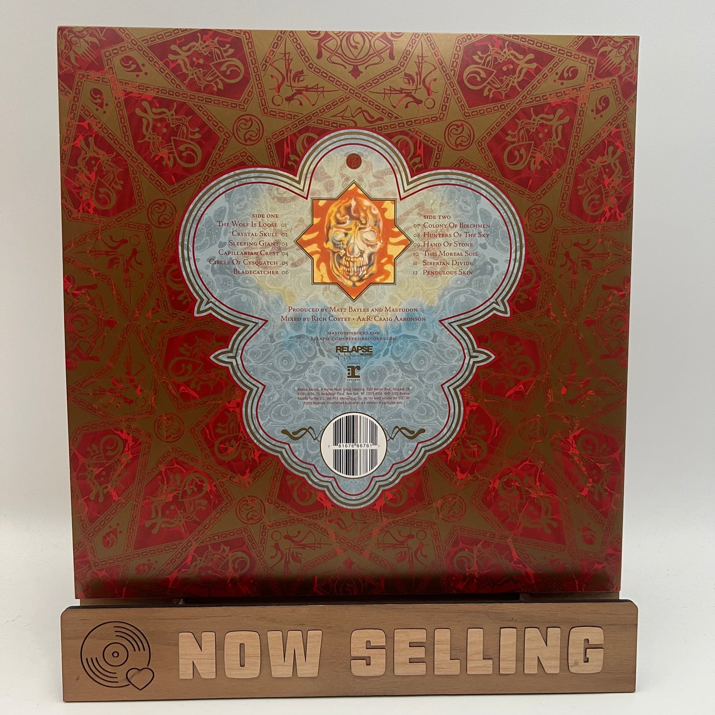 Mastodon - Blood Mountain Vinyl LP Red / Yellow 2006 2nd Press Relapse