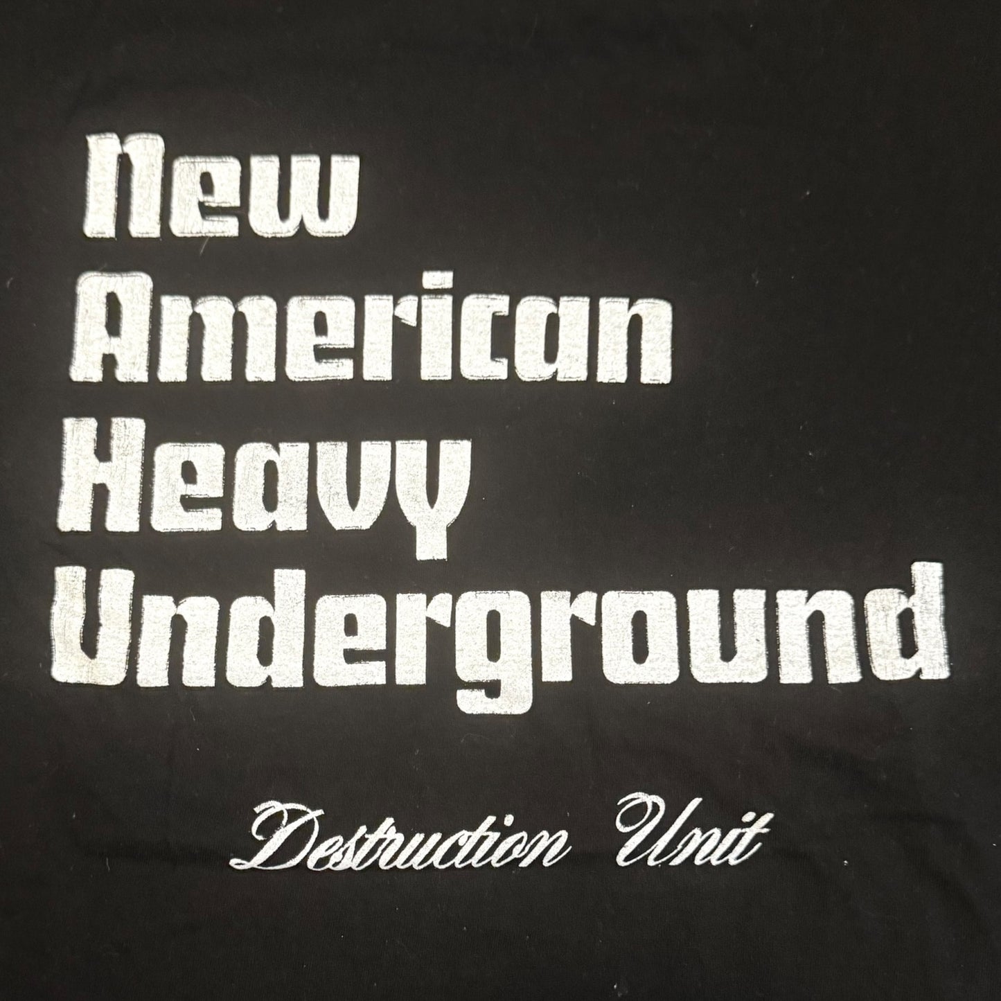 Destruction Unit Band New American Heavy Underground T-Shirt Size M Marshstepper