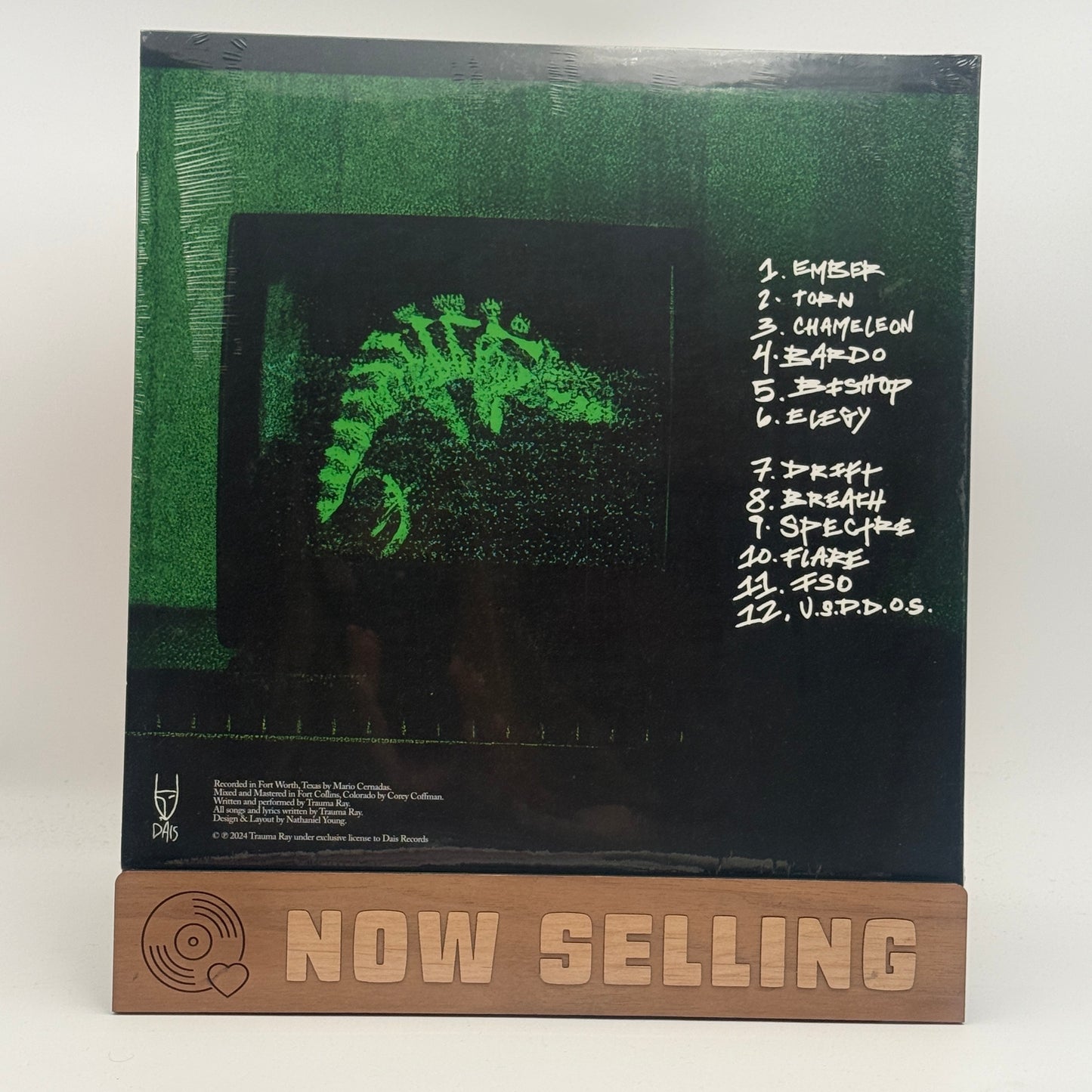 Trauma Ray - Chameleon Vinyl LP Glow In The Dark SEALED LTD 100
