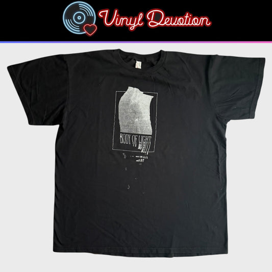 Body Of Light Band Smear T-Shirt Size L Darkwave Dais Records Ascetic House