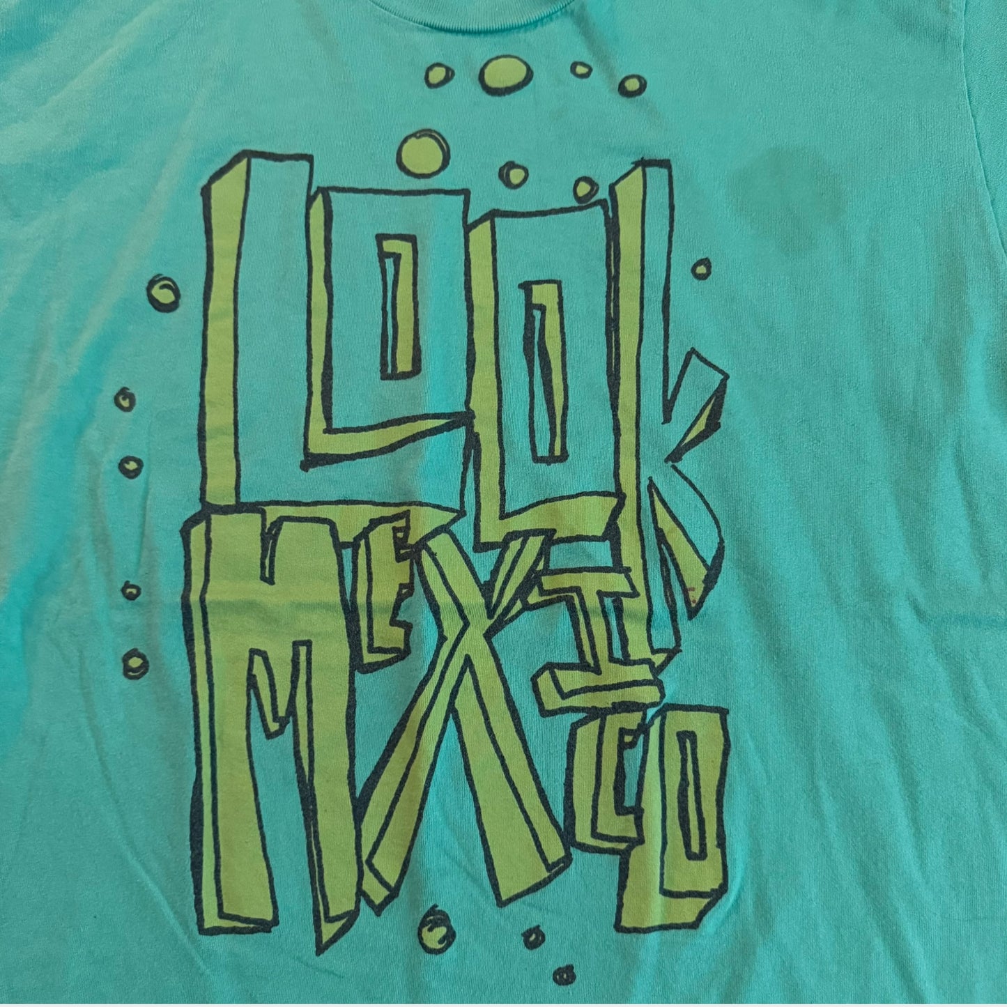 Look Mexico Band Green T-Shirt Size L