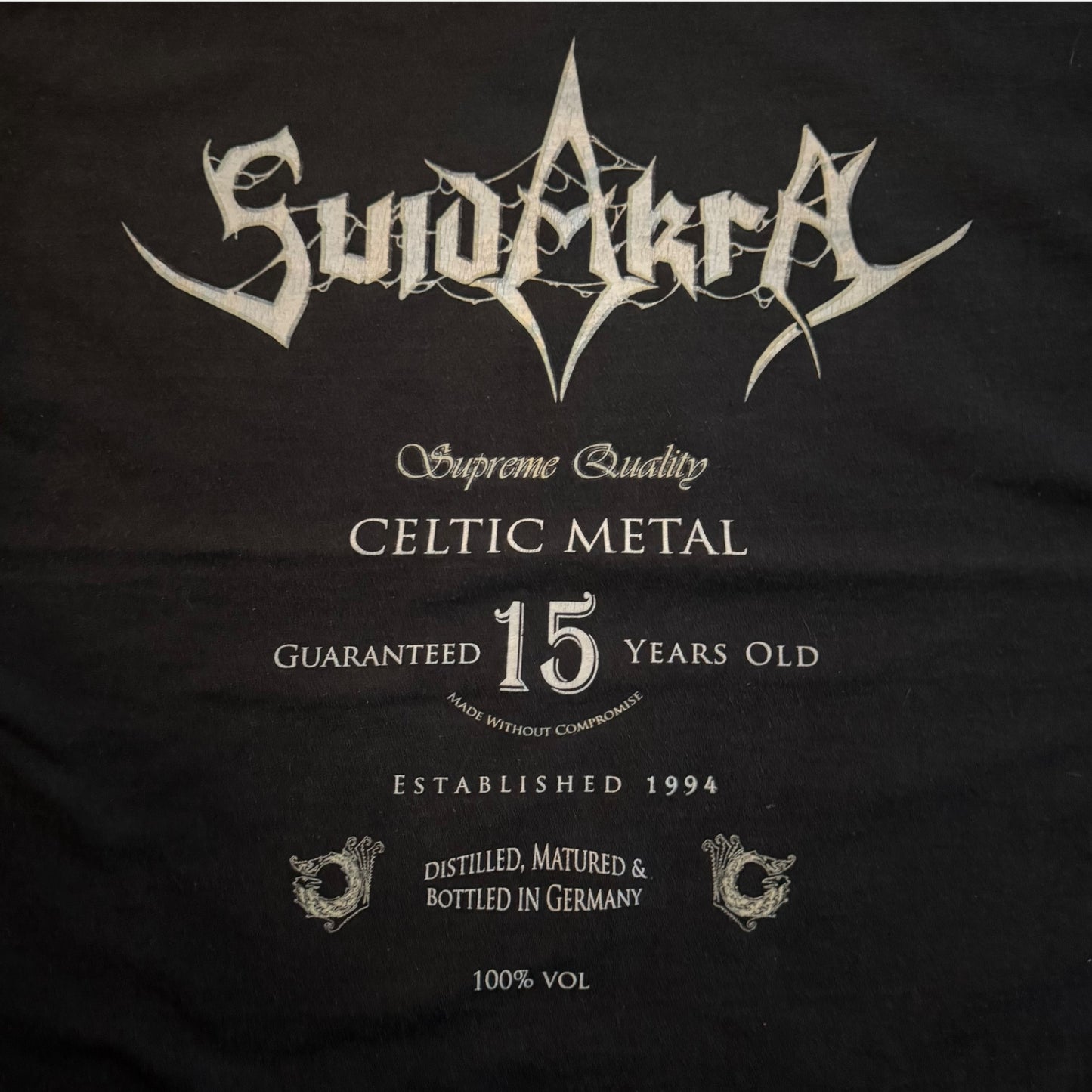 Suidakra Band 2009 Celtic Metal T-Shirt Size M