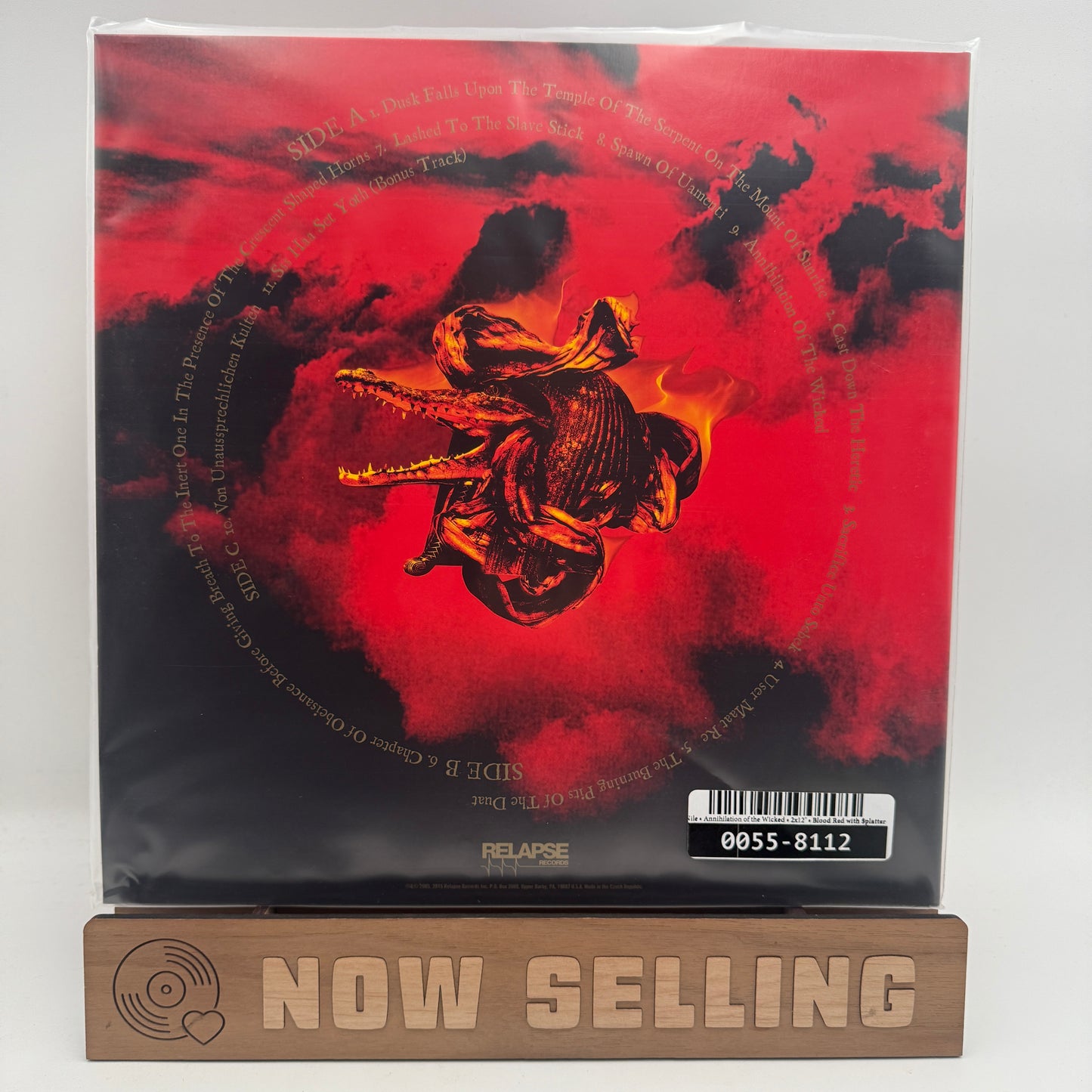 Nile - Annihilation Of The Wicked Vinyl LP Blood Red w/ Splatter