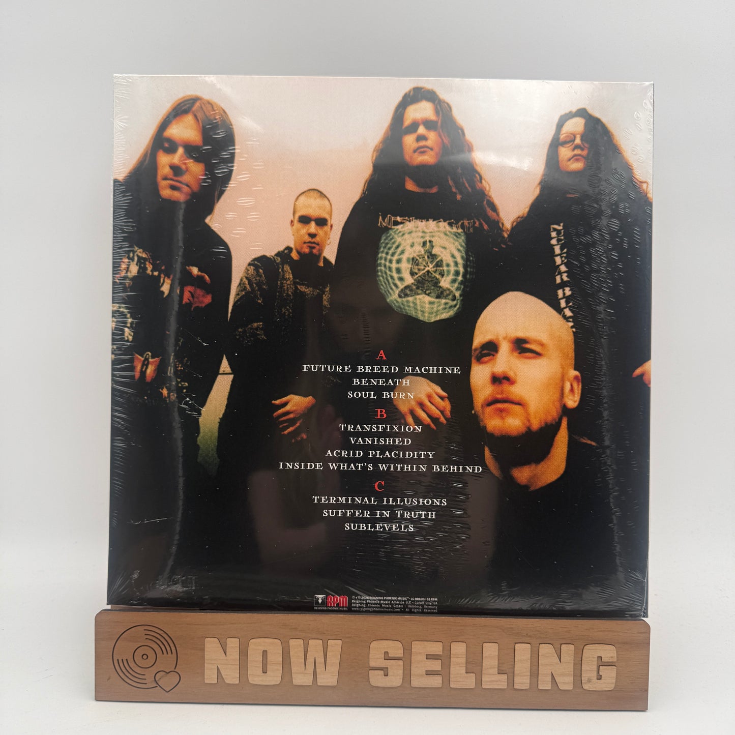 Meshuggah - Destroy Erase Improve Vinyl LP Reissue Black / White Marbled SEALED