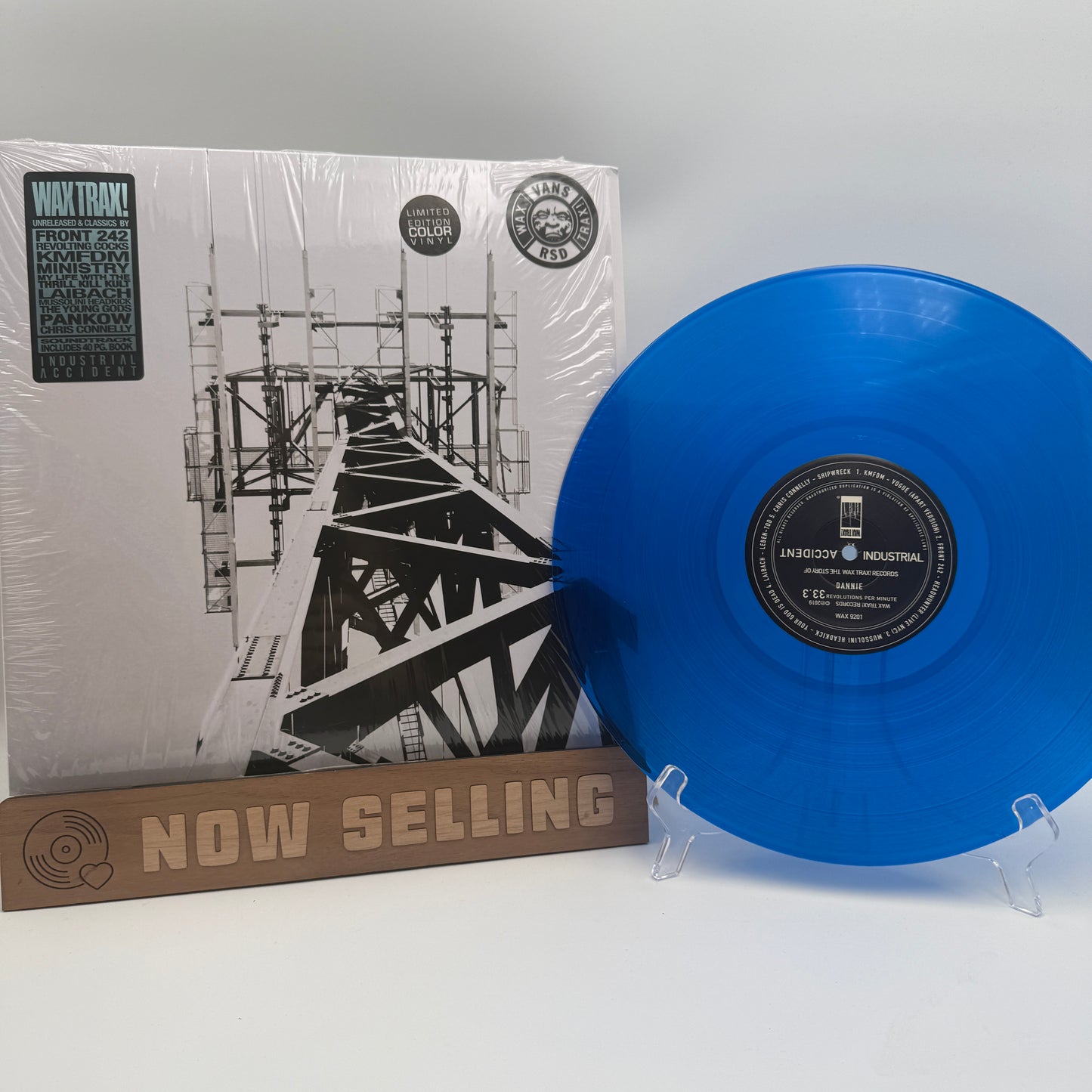 Industrial Accident: The Story Of Wax Trax! Records Viny LP Blue RSD 2019