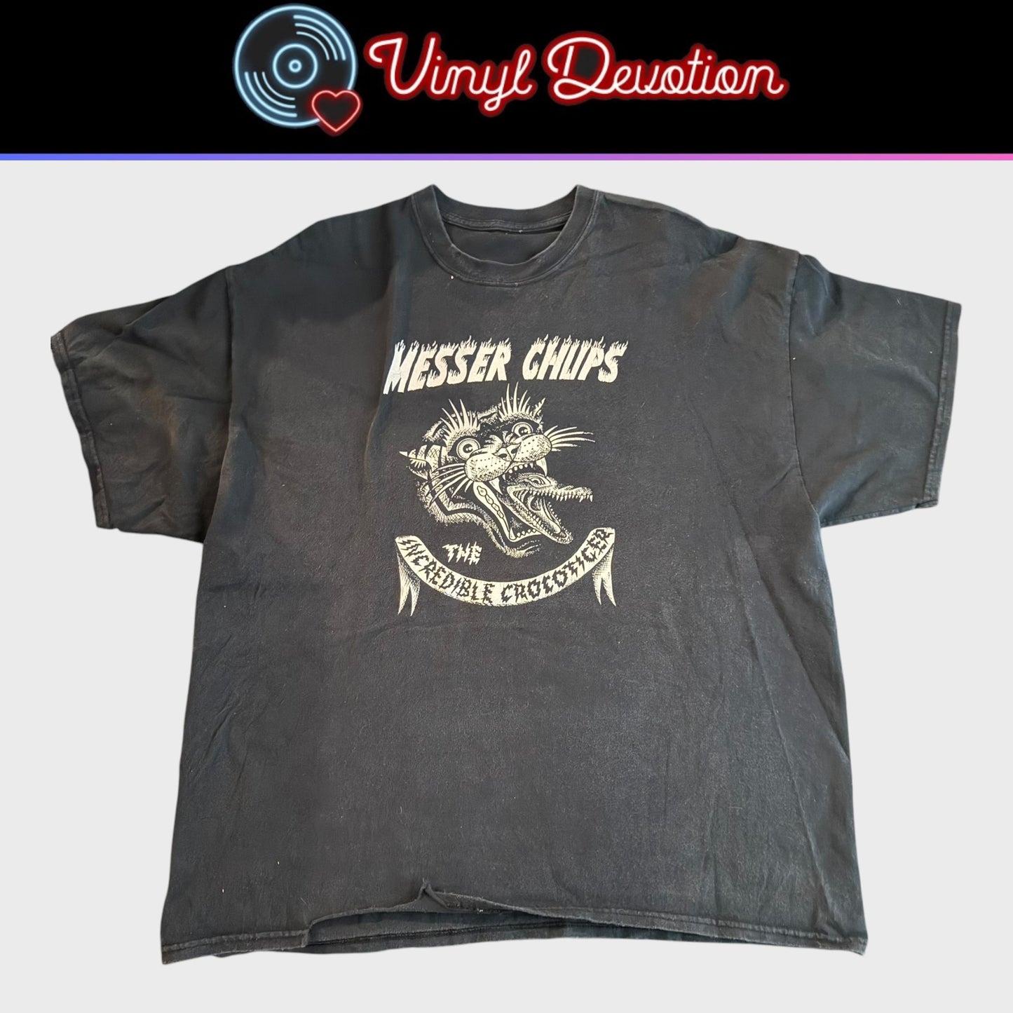 Messer Chups Band The Incredible Crocotiger T-Shirt Size XXL