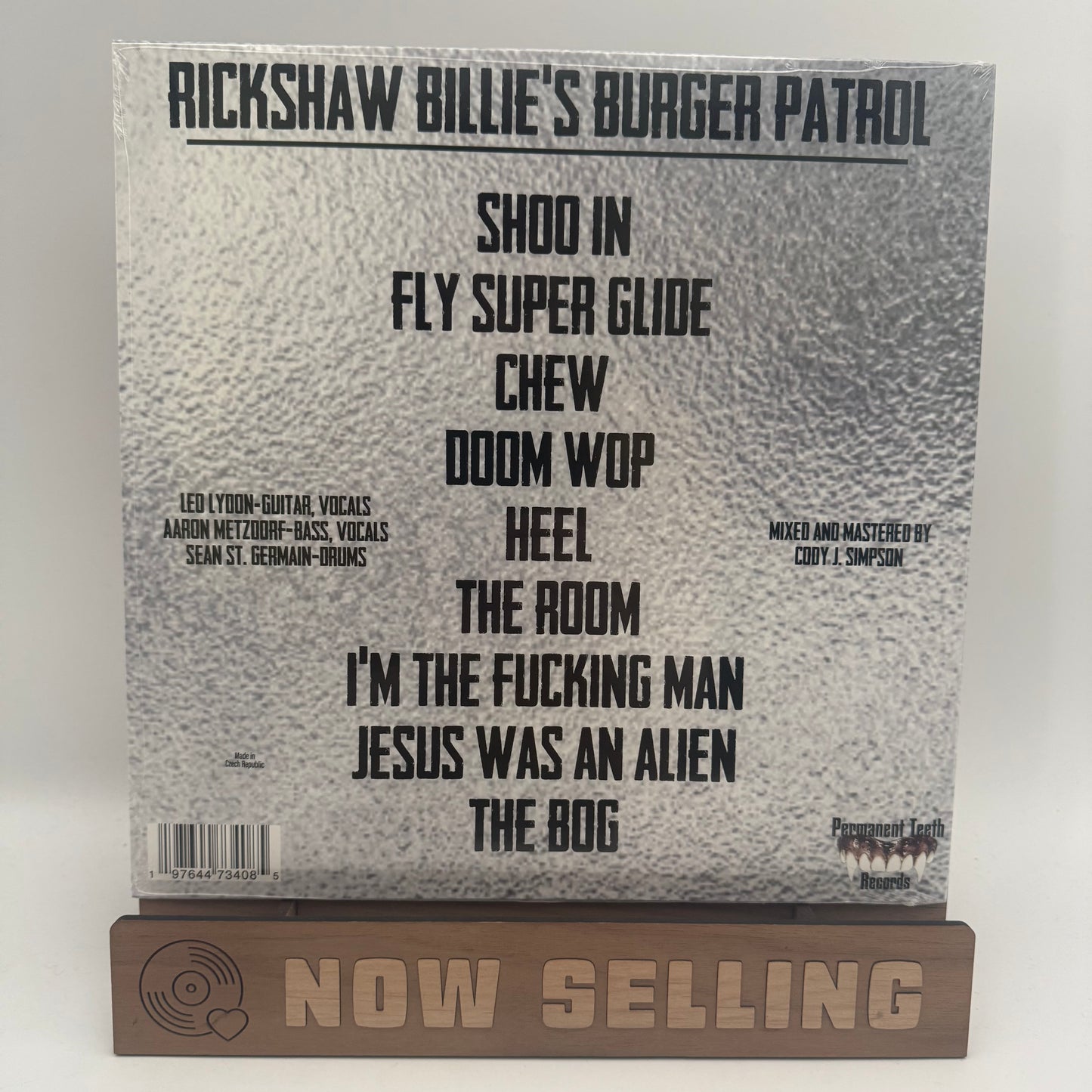 Rickshaw Billie's Burger Patrol - Doom Wop Vinyl LP Clear SEALED