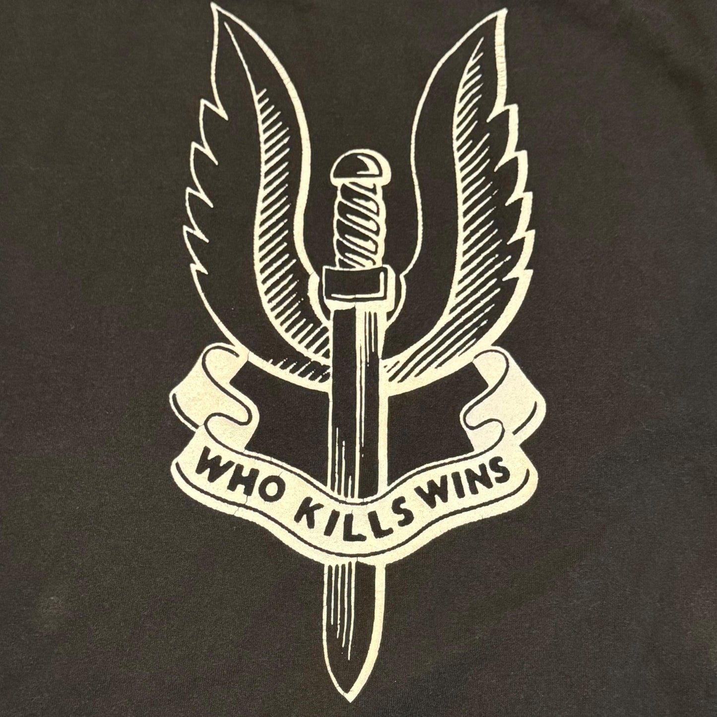 Conflict Punk Band Who Kills Wins - The Ungovernable Force Vintage T-Shirt Size L