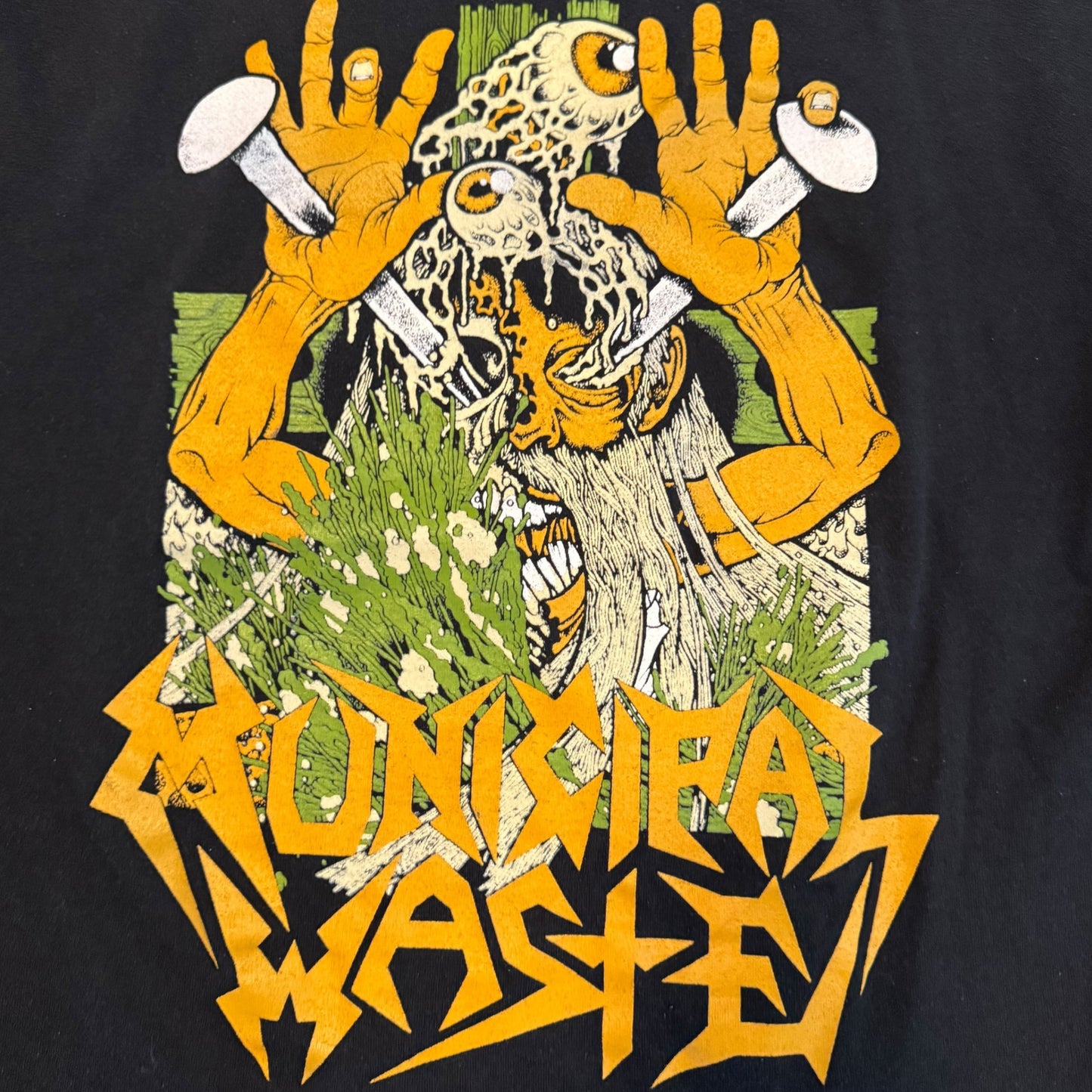 Municipal Waste Band The Thrashin Of The Chirst Vintage T-Shirt Size M