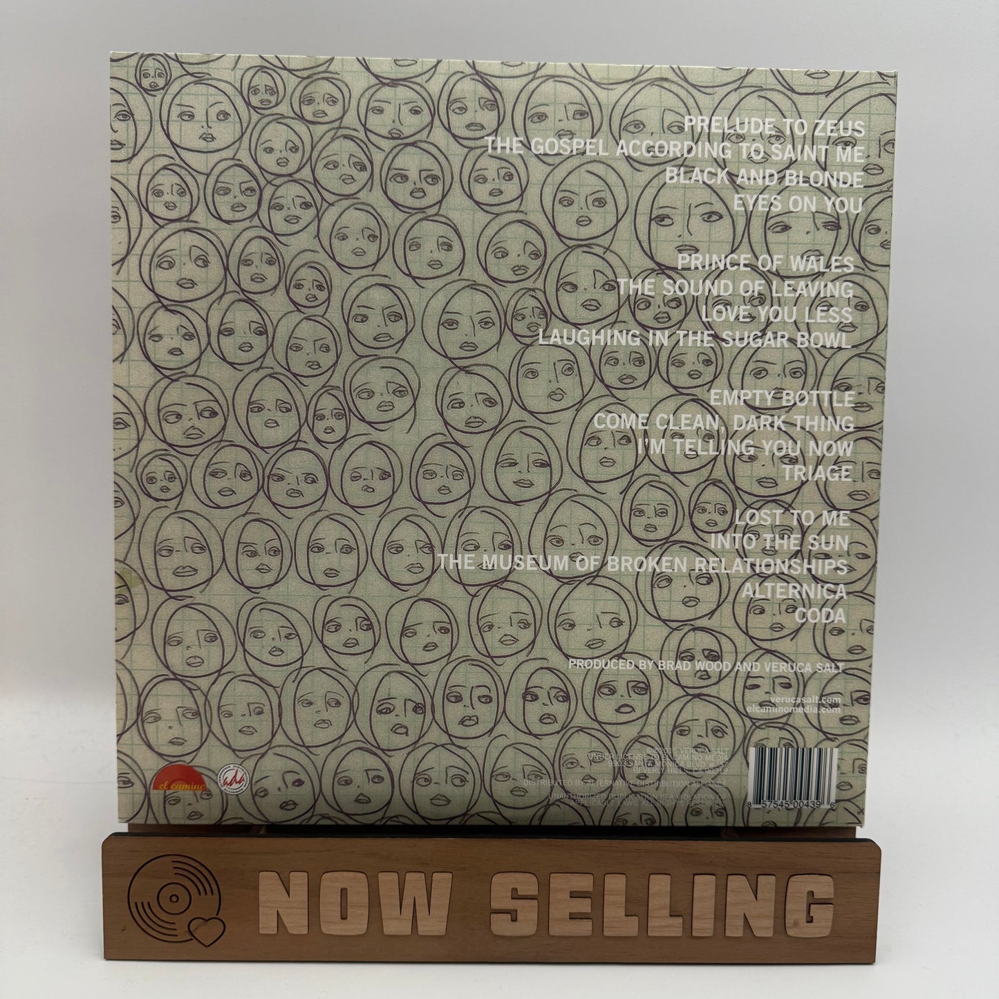 Veruca Salt - Ghost Notes Vinyl LP Green Marbled / White