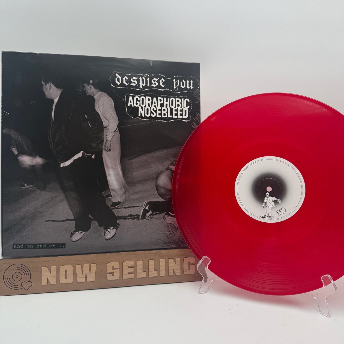 Despise You / Agoraphobic Nosebleed - And On And On Vinyl LP Repress Blood Red