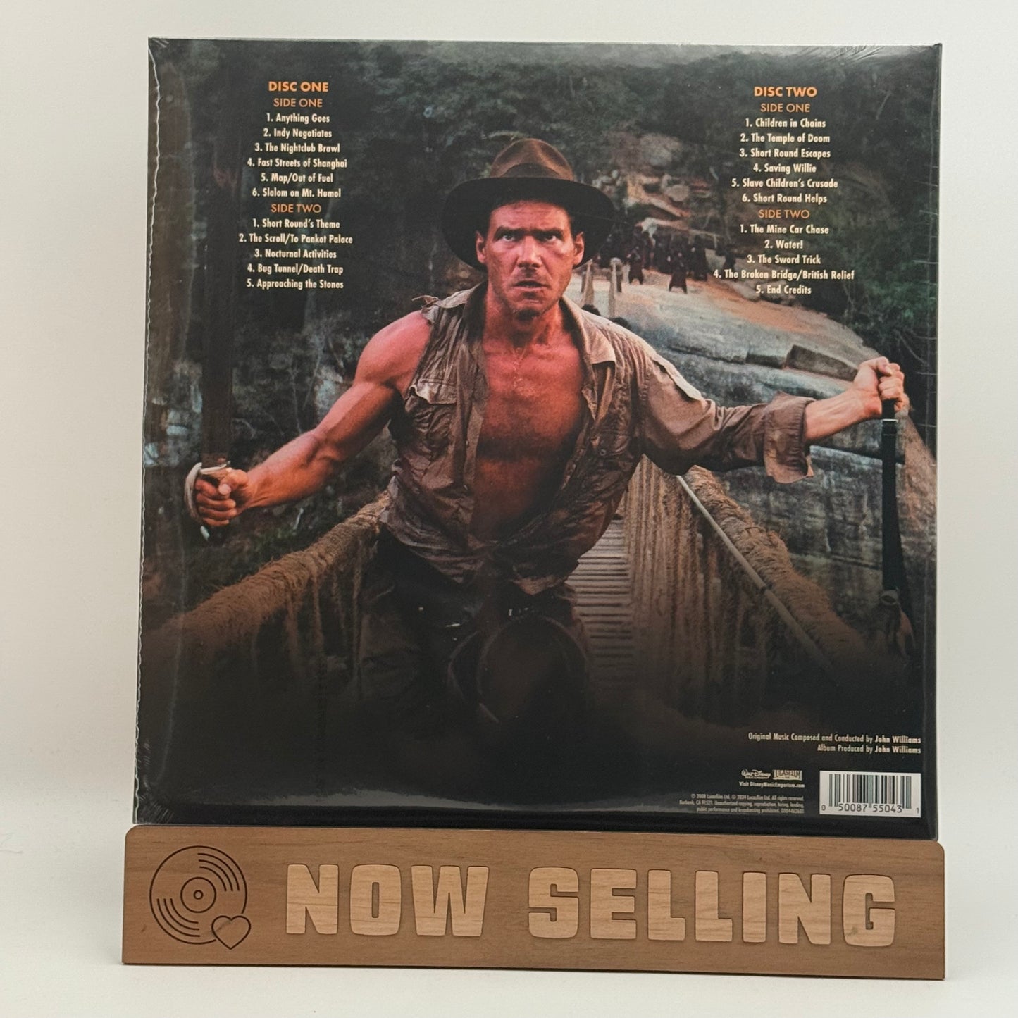 Indiana Jones And The Temple Of Doom Soundtrack Vinyl LP Reissue SEALED John Williams
