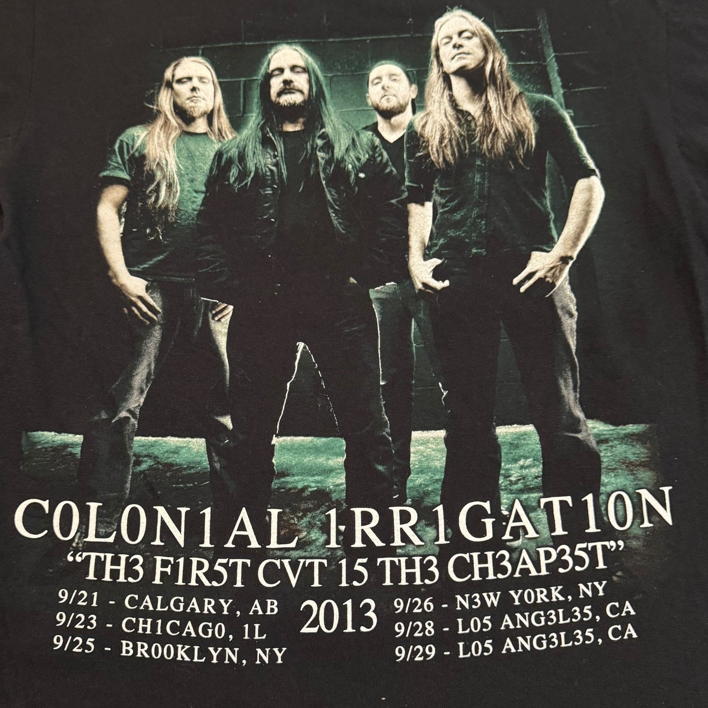 Carcass Band 2013 Tour Surgical Steel T-Shirt Size M